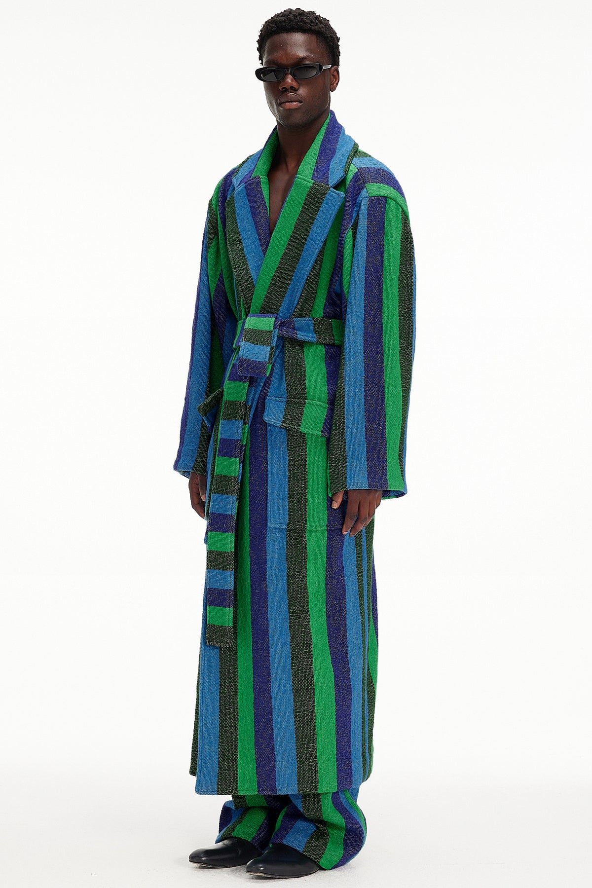 The Blanket Coat : Stripe 64 Boucle
