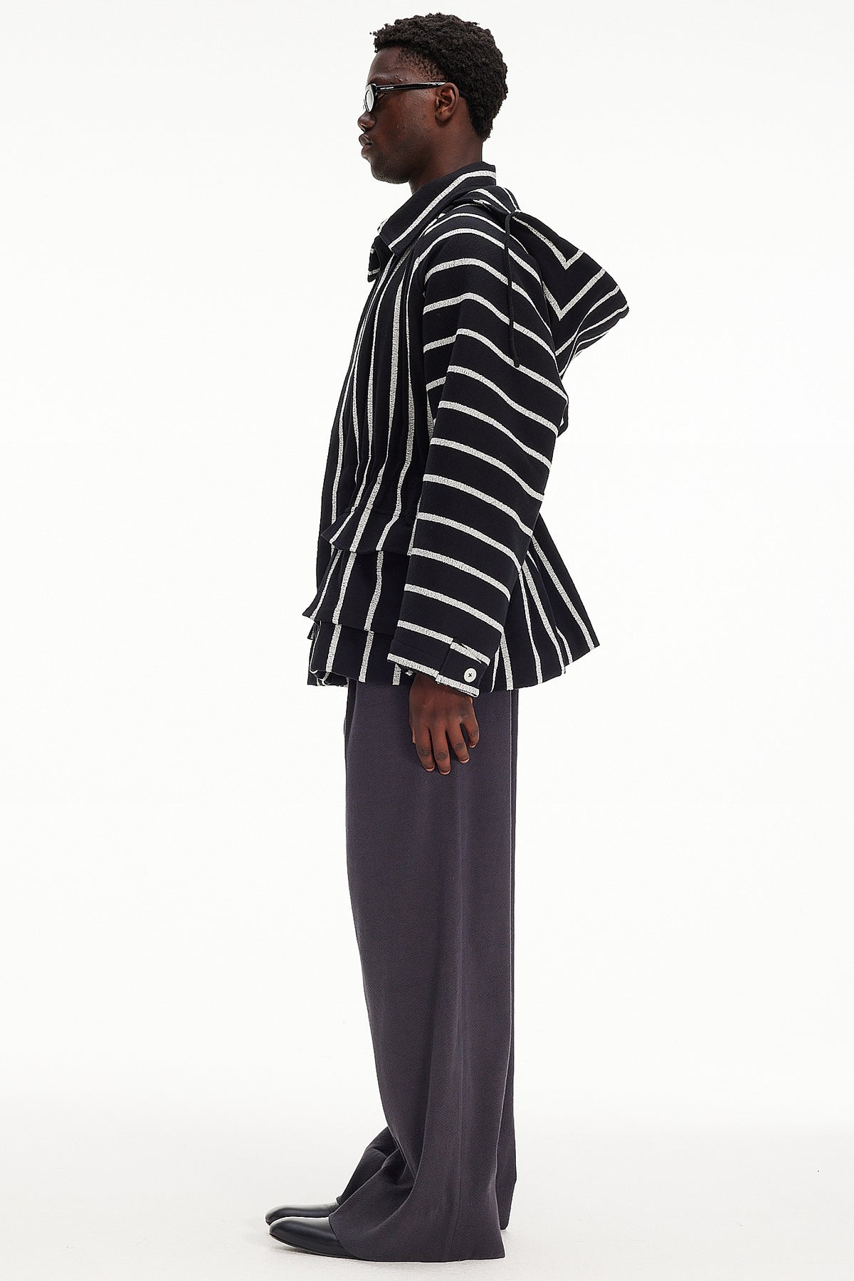 The Cropped Parka : Black + White
