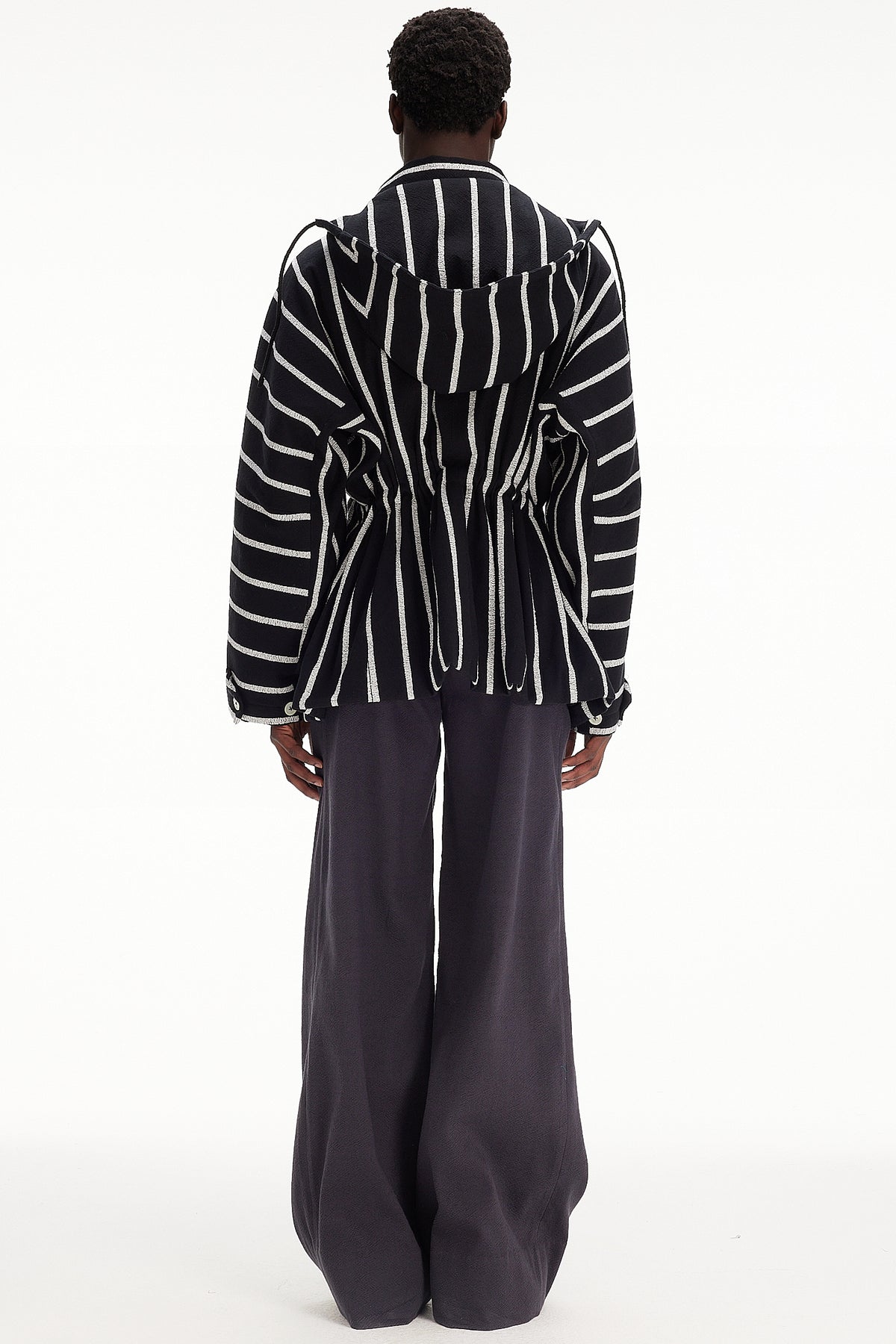 The Cropped Parka : Black + White