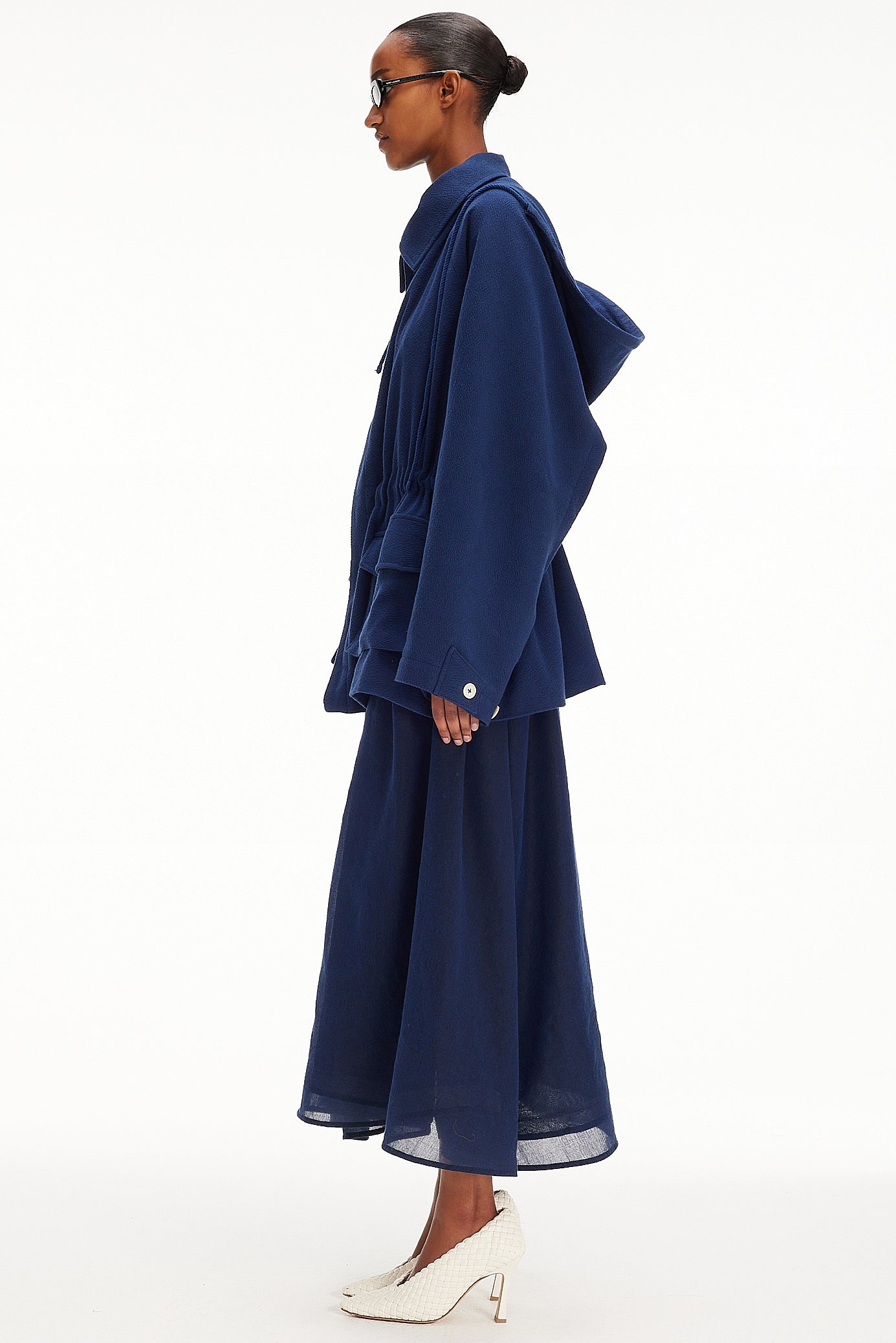 The Cropped Parka : Navy