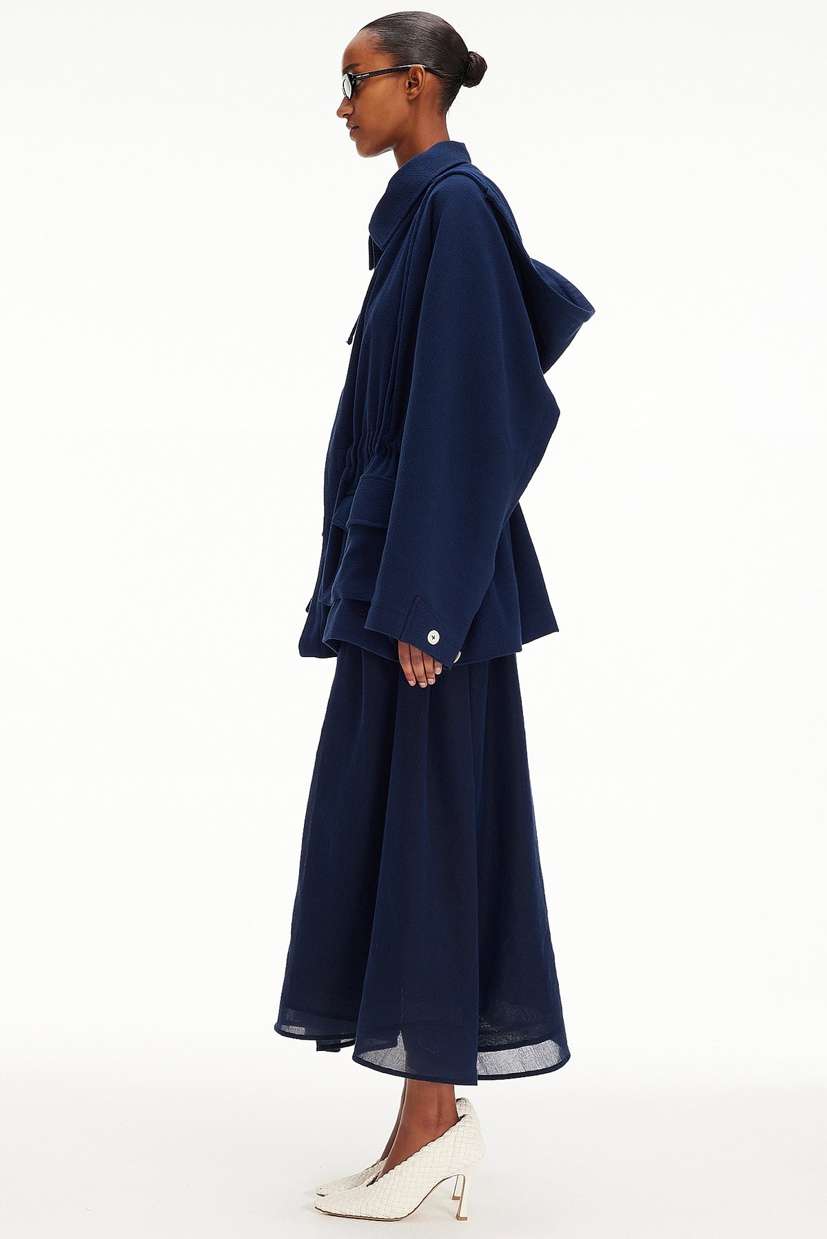 The Cropped Parka : Navy