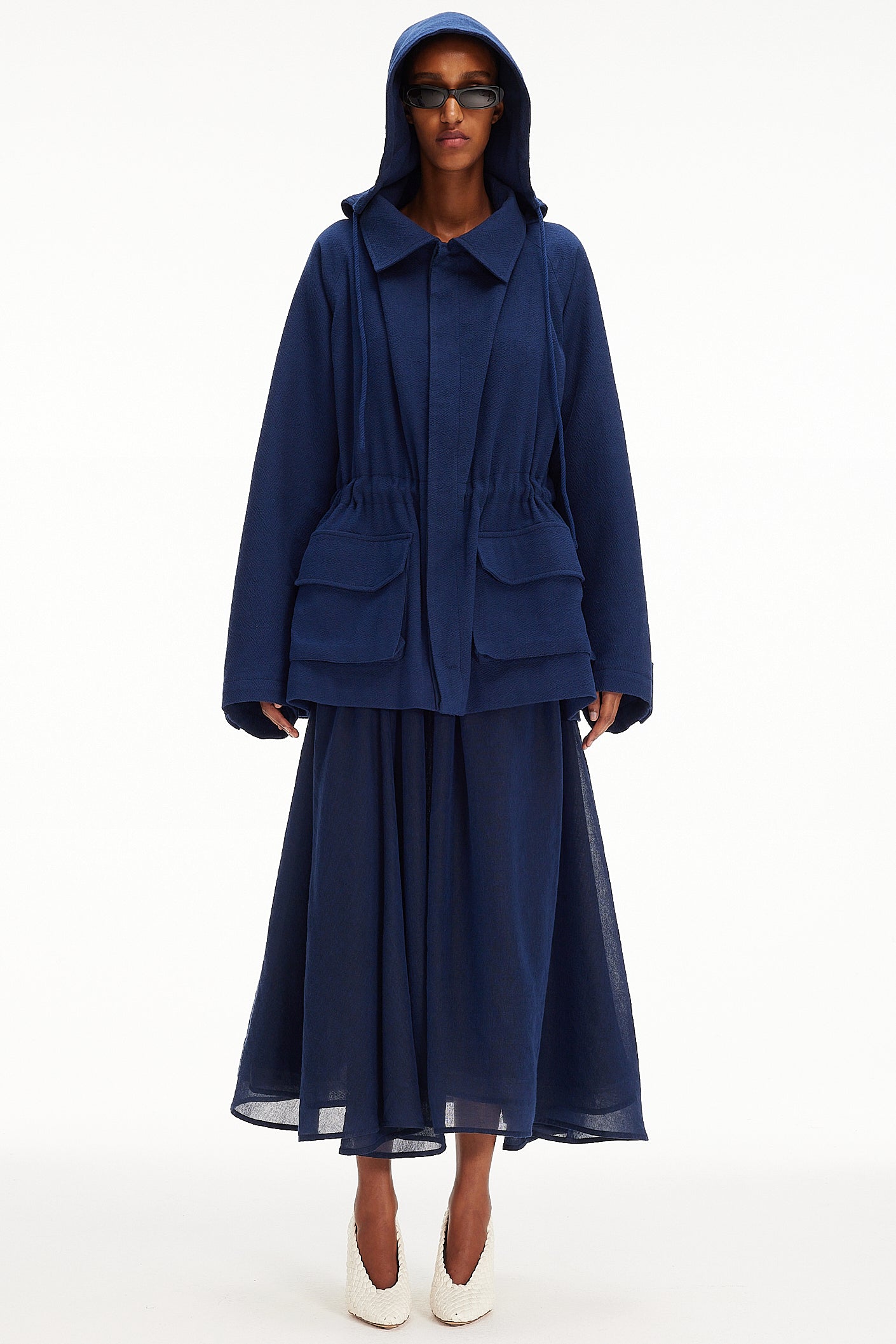 The Cropped Parka : Navy