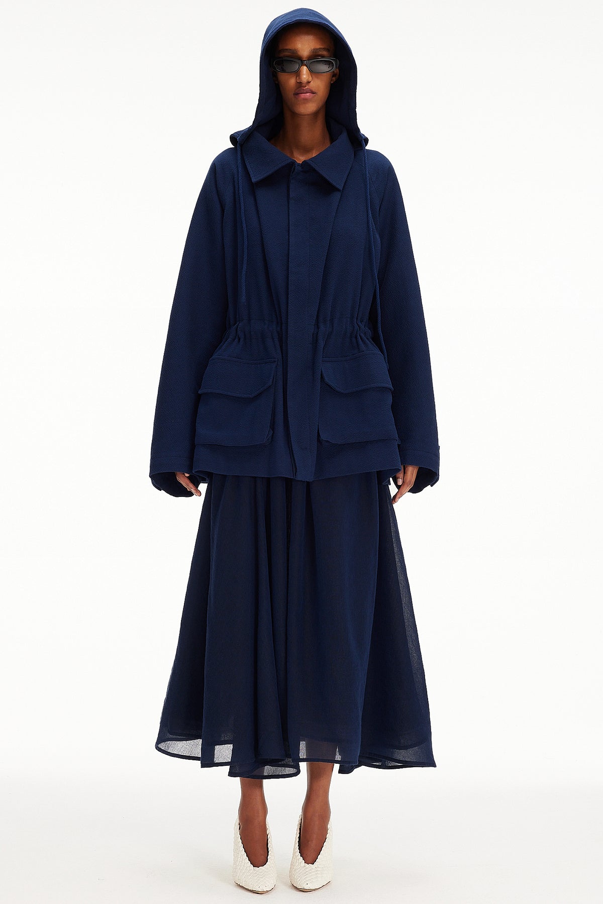 The Cropped Parka : Navy