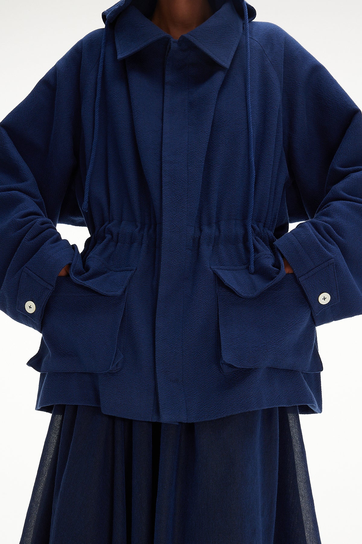 The Cropped Parka : Navy