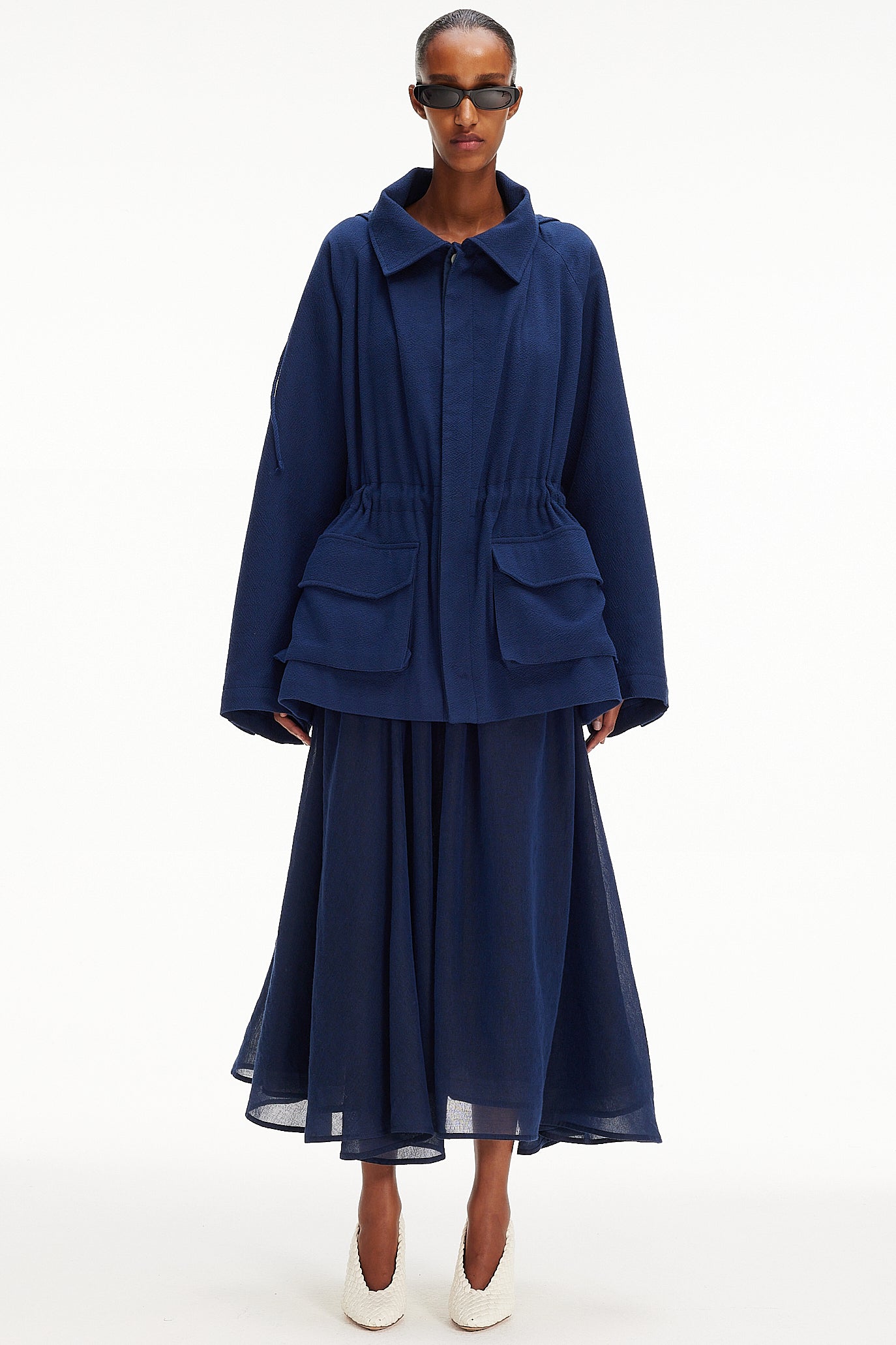 The Cropped Parka : Navy