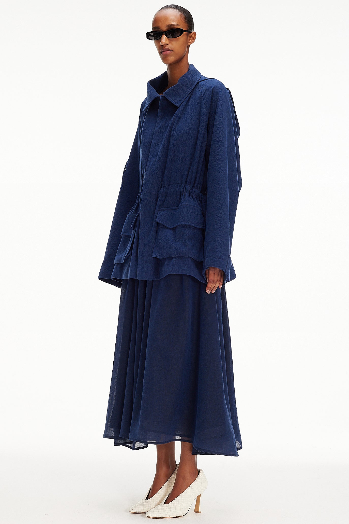 The Cropped Parka : Navy