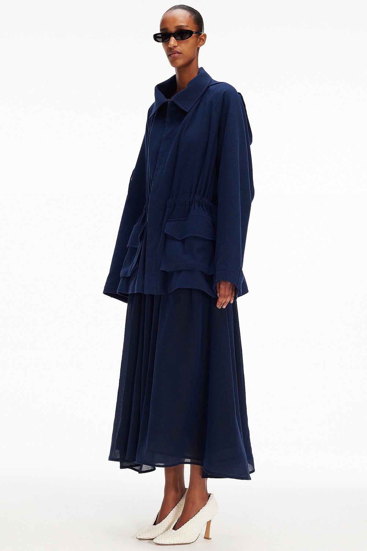 The Cropped Parka : Navy