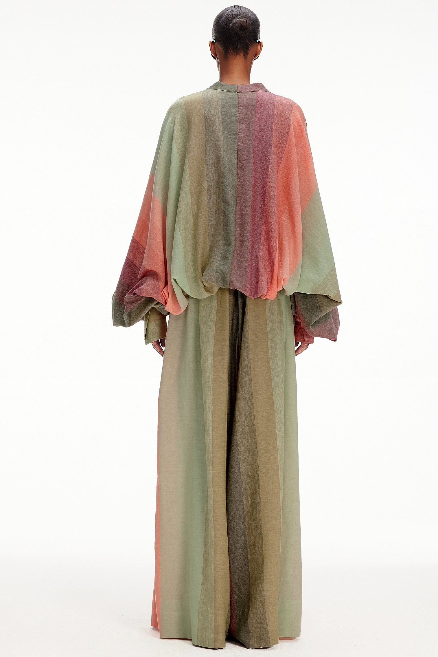 The Wide Leg Pant - Stripe 109