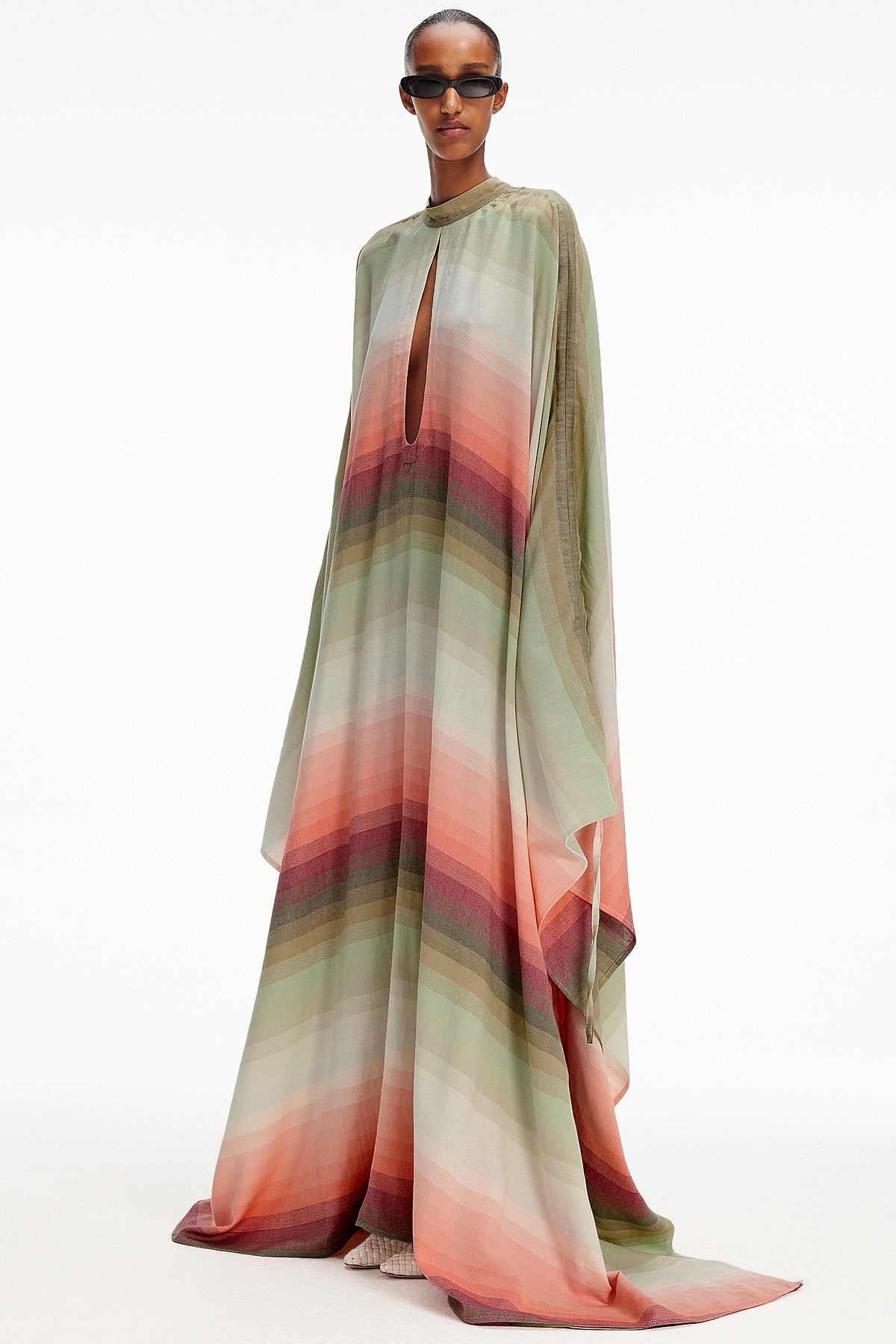 The Teardrop Caftan - Stripe 107