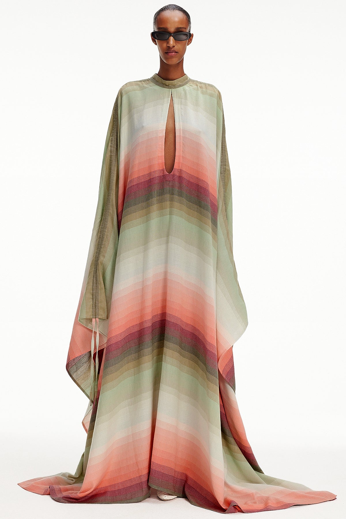 The Teardrop Caftan - Stripe 107