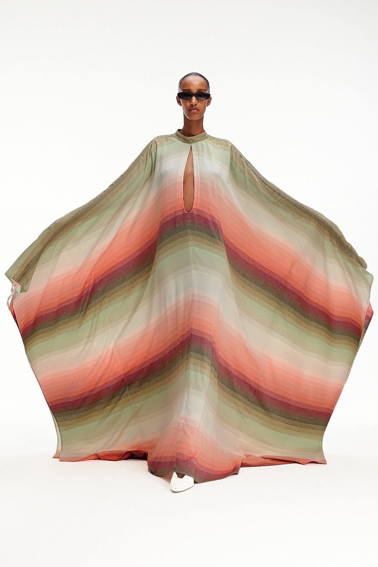 The Teardrop Caftan - Stripe 107