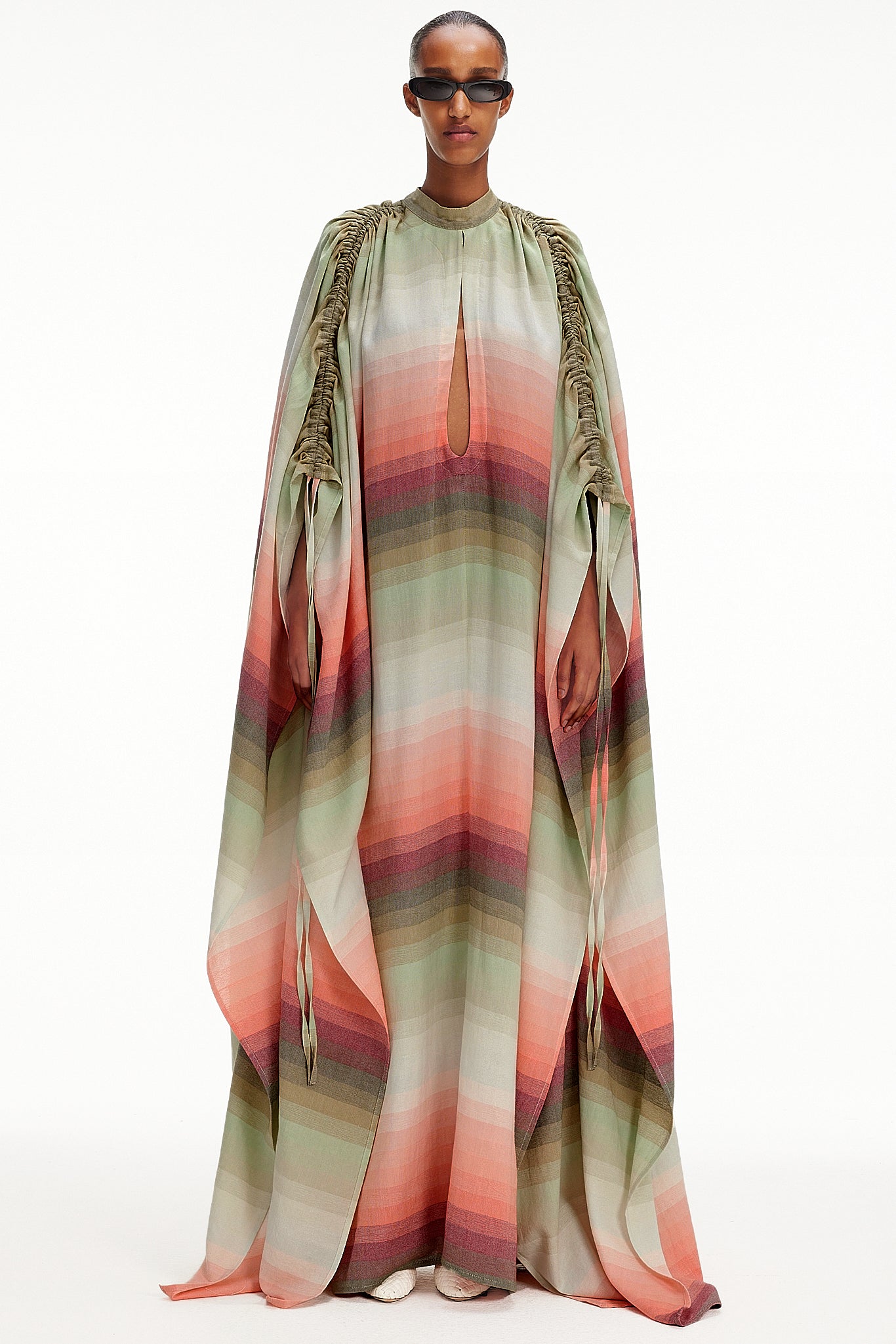 The Teardrop Caftan - Stripe 107