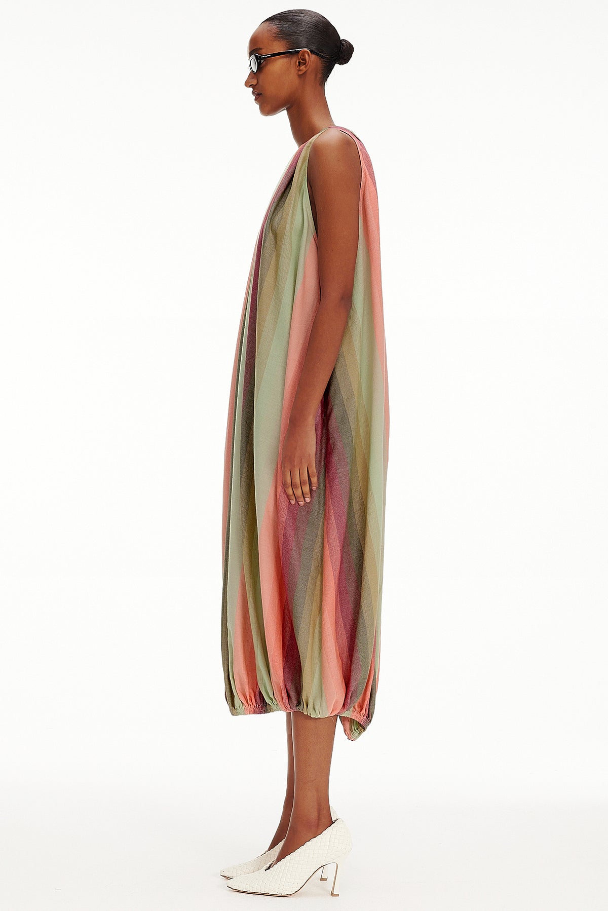 The Balloon Dress - Stripe 107