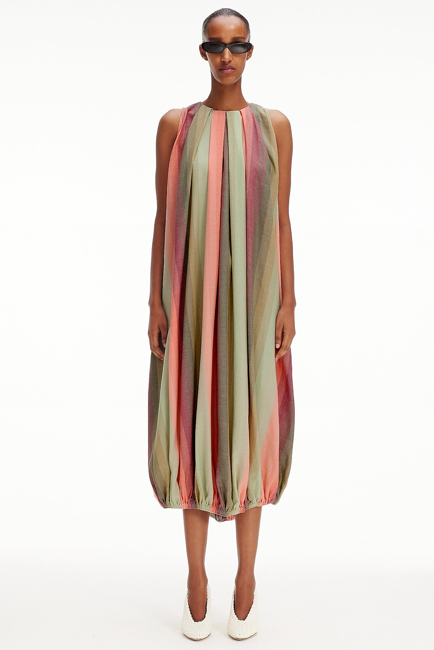 The Balloon Dress - Stripe 107