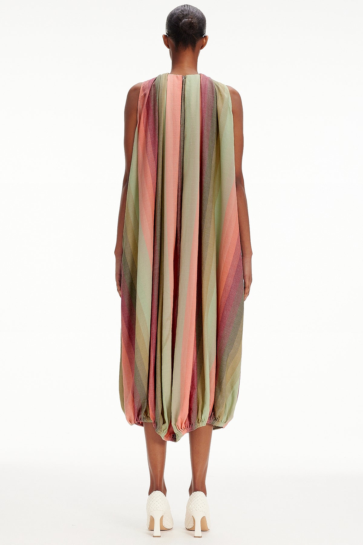 The Balloon Dress - Stripe 107