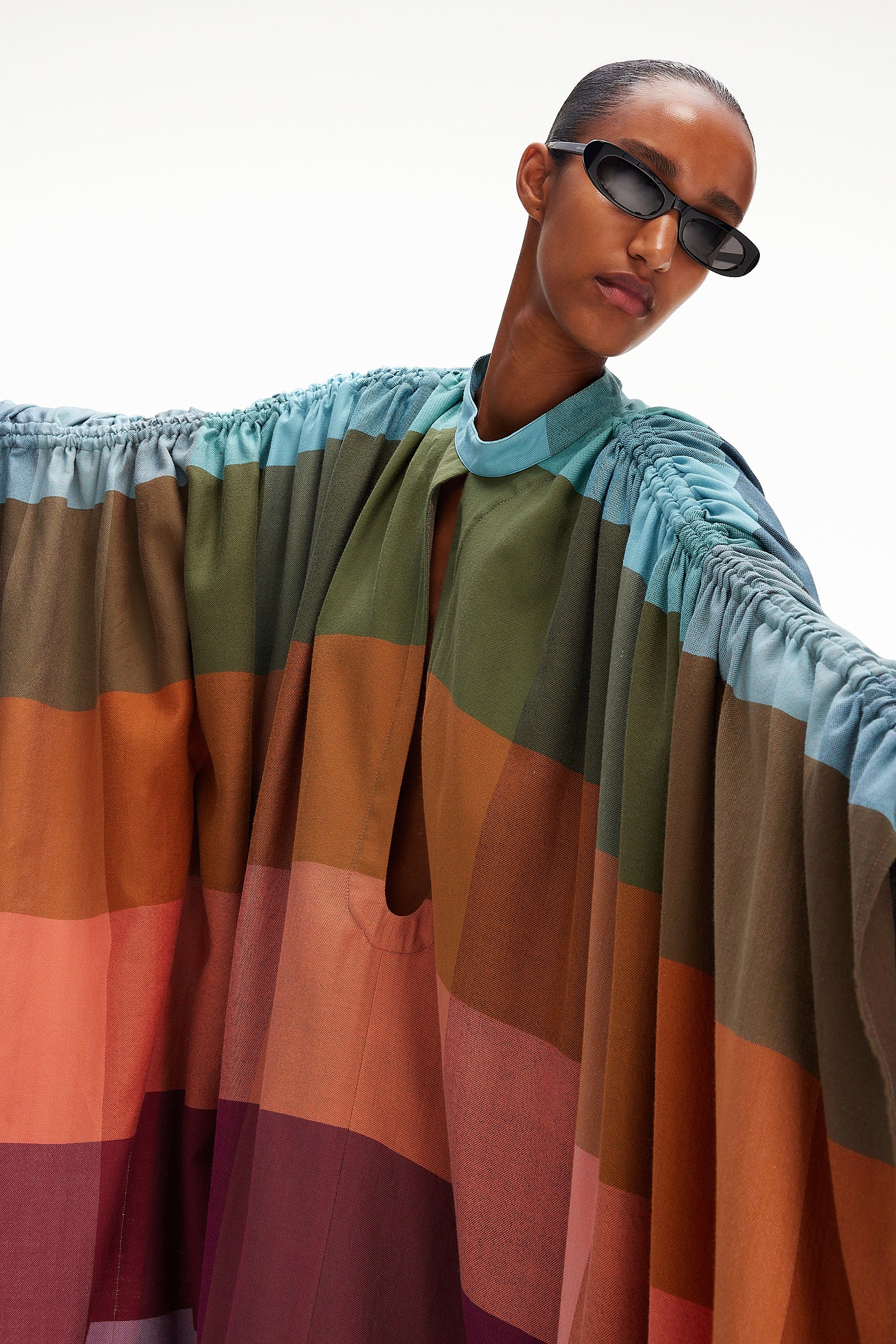 The Teardrop Caftan - Plaid