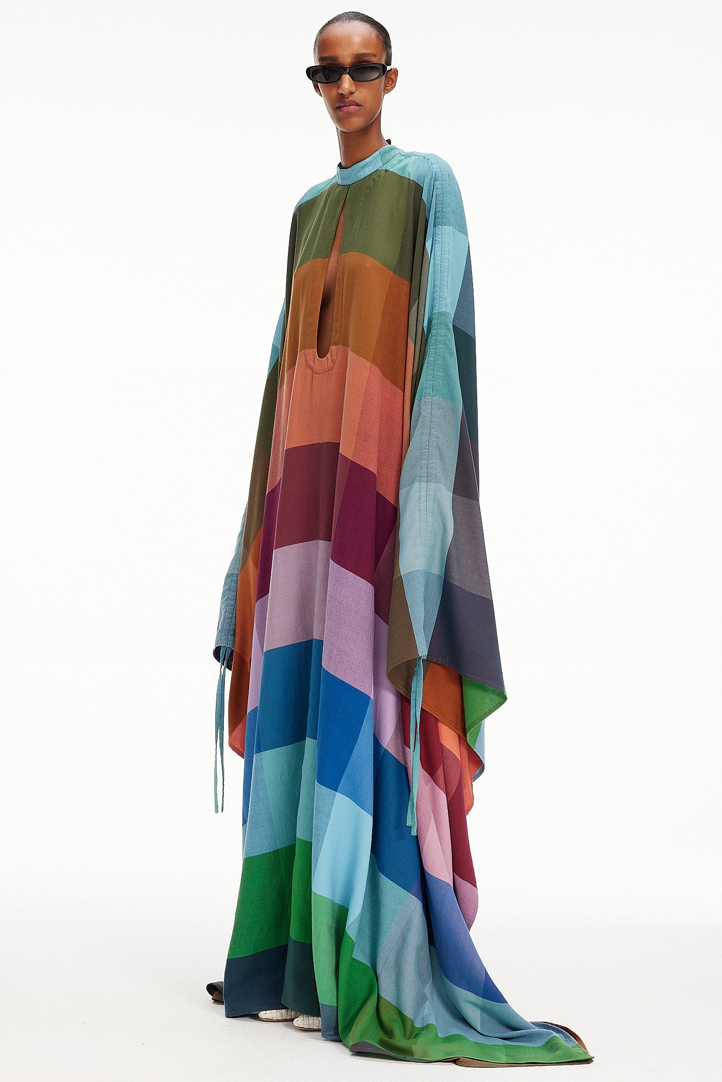 The Teardrop Caftan - Plaid