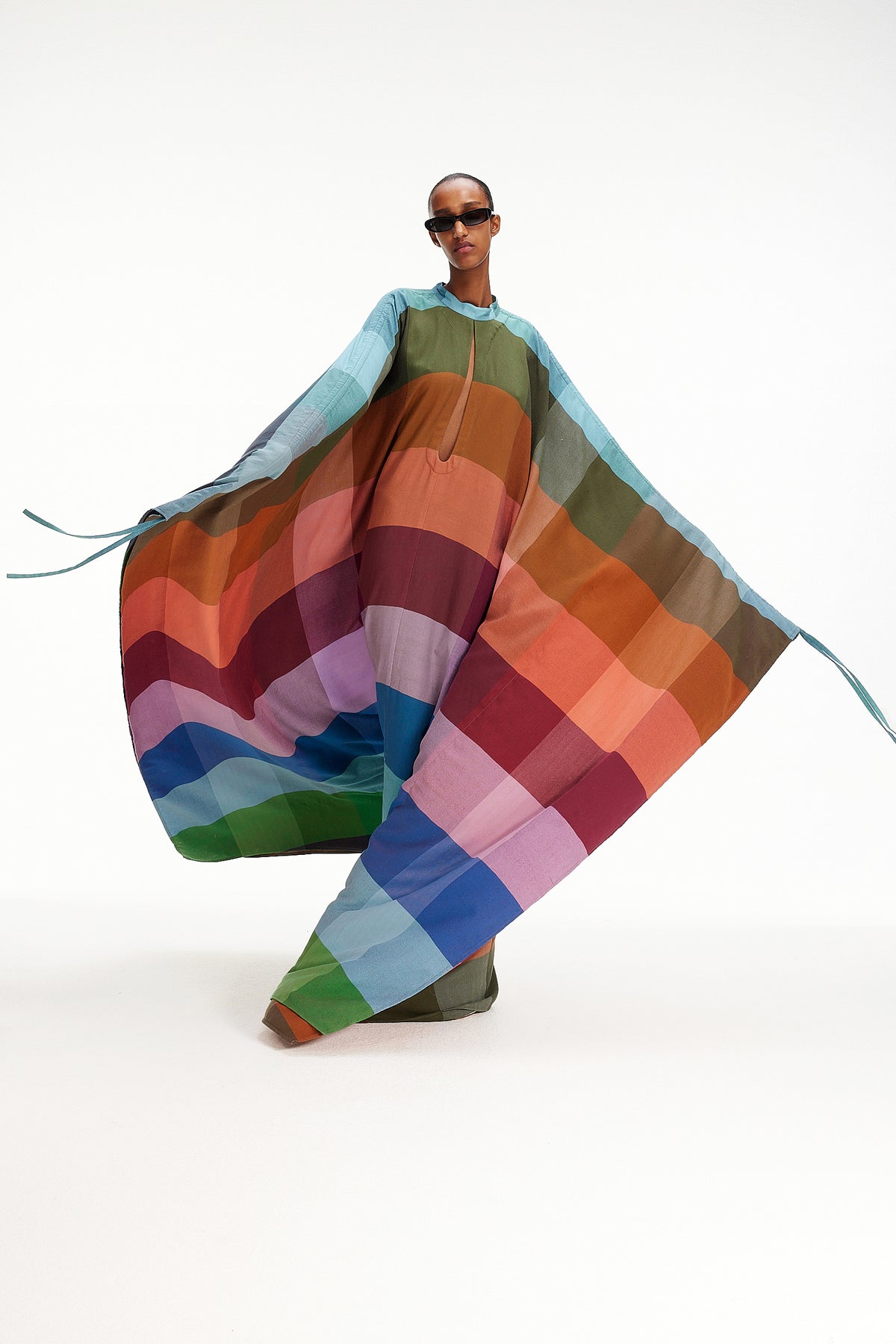 The Teardrop Caftan - Plaid