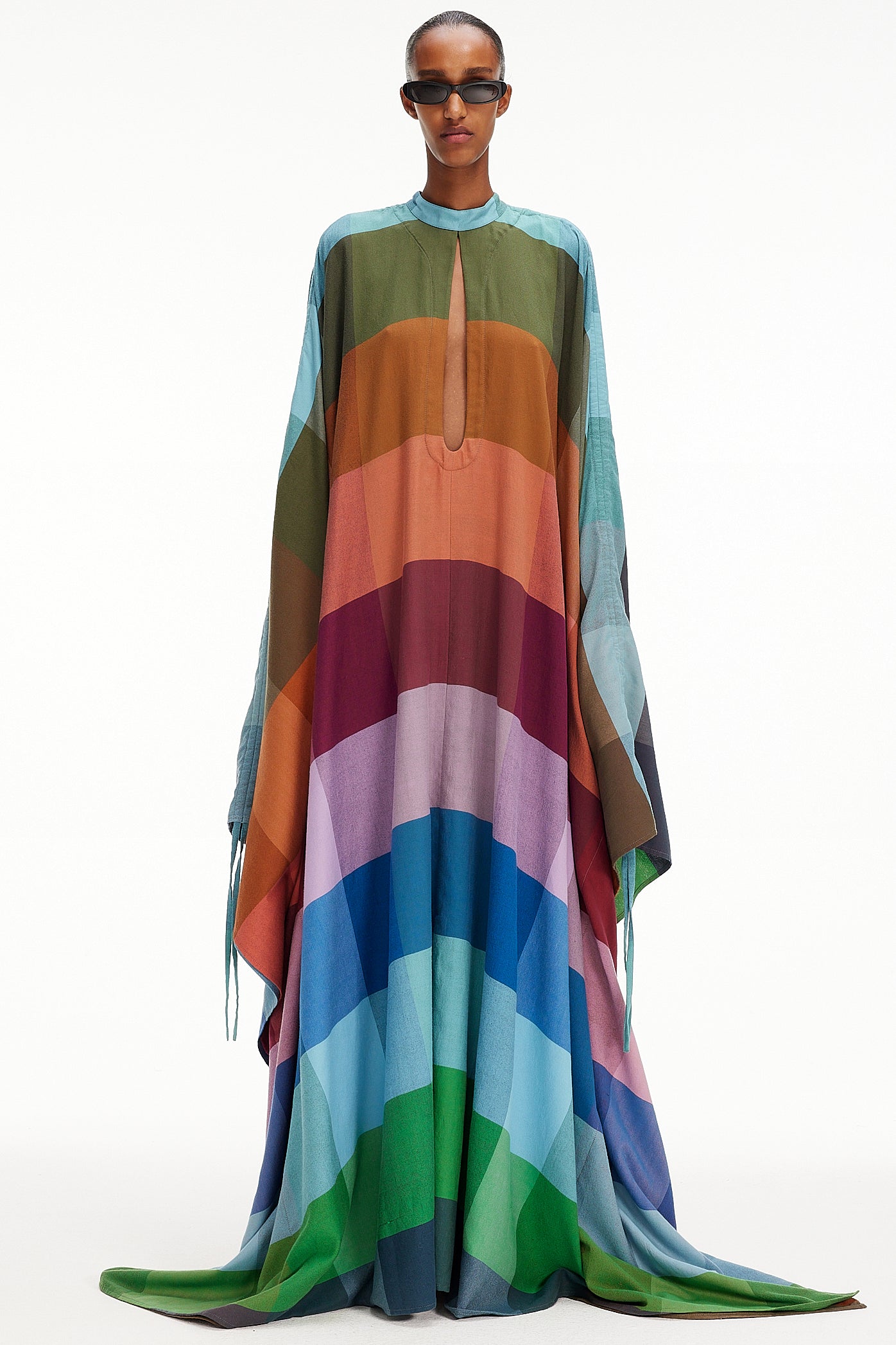 The Teardrop Caftan - Plaid