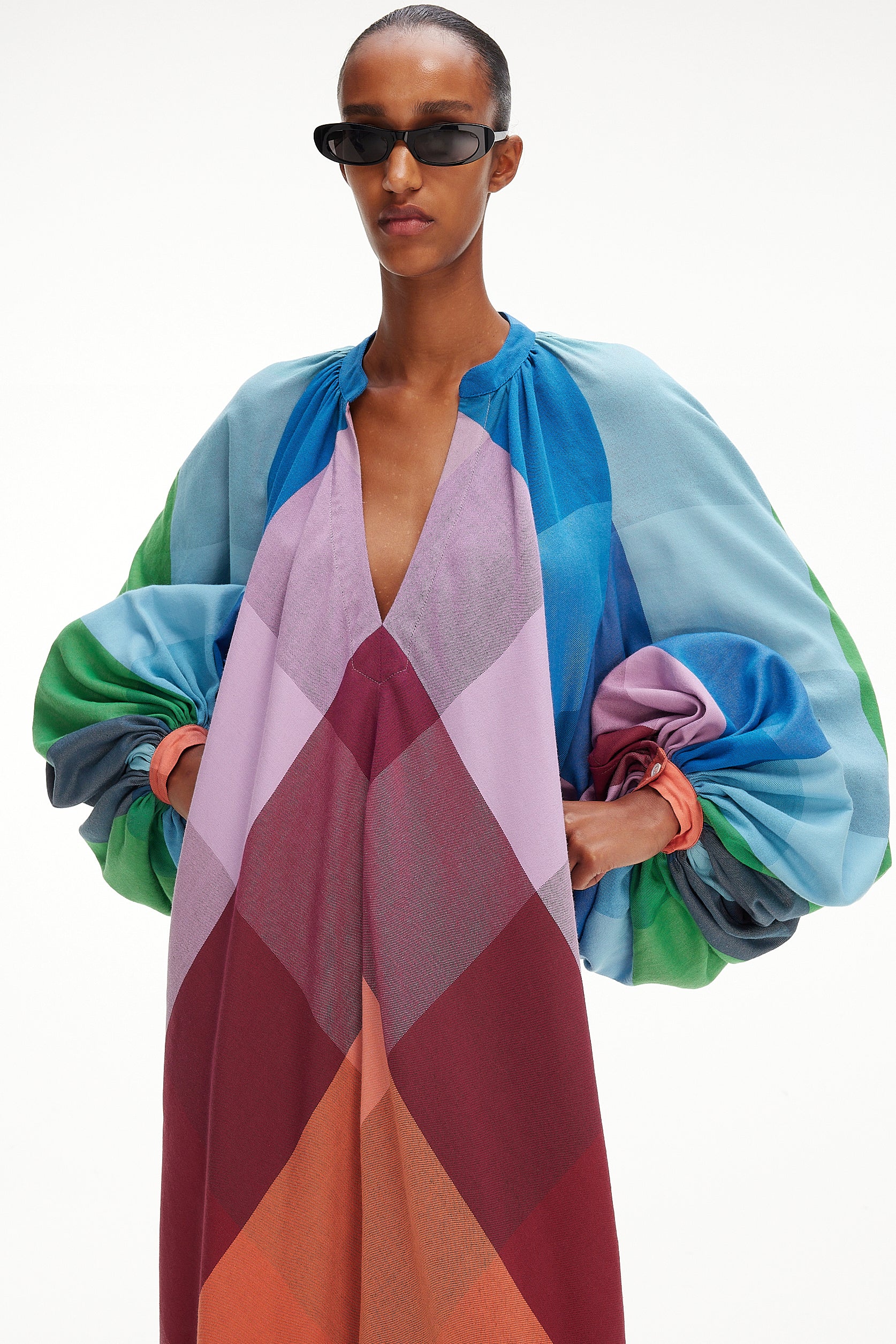 The Touareg Dress - Plaid