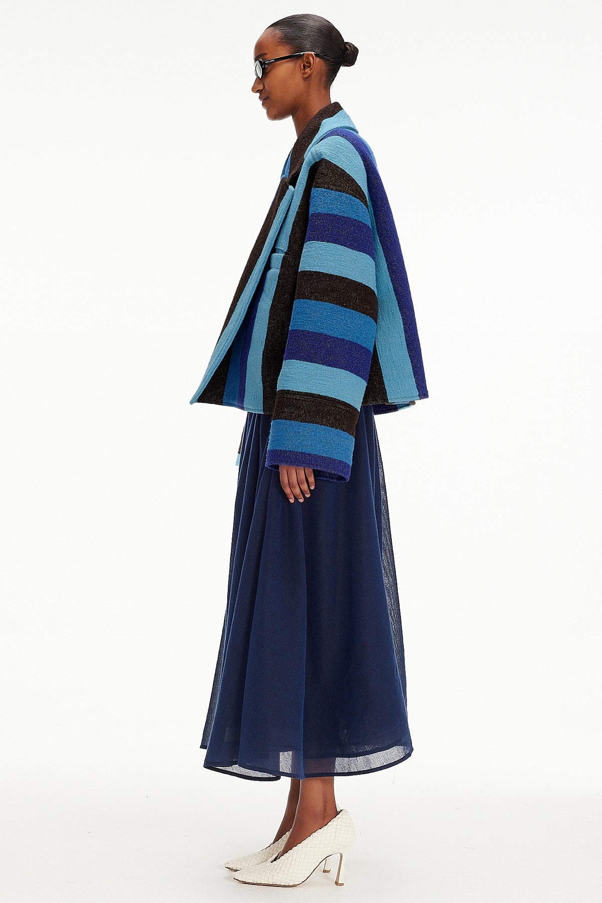 The Cropped Jacket : Stripe 57 Boucle
