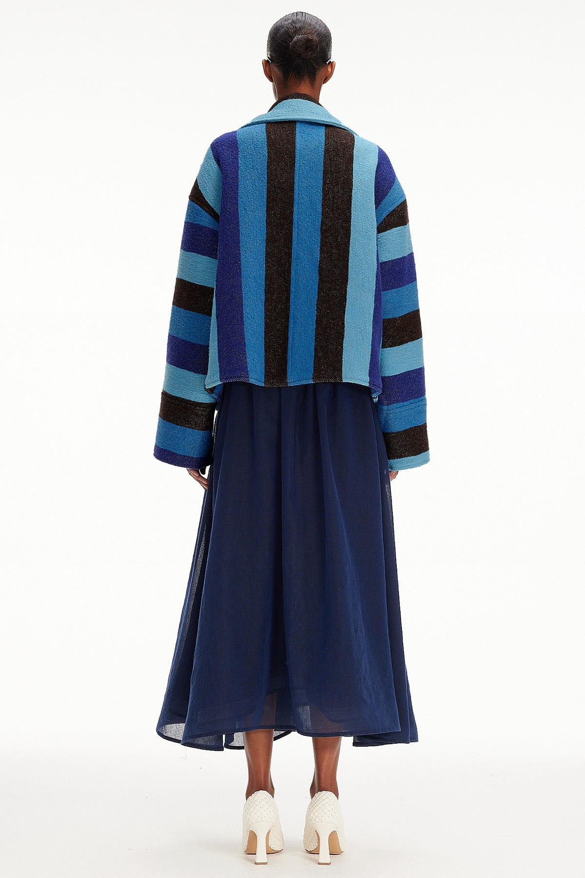 The Cropped Jacket : Stripe 57 Boucle