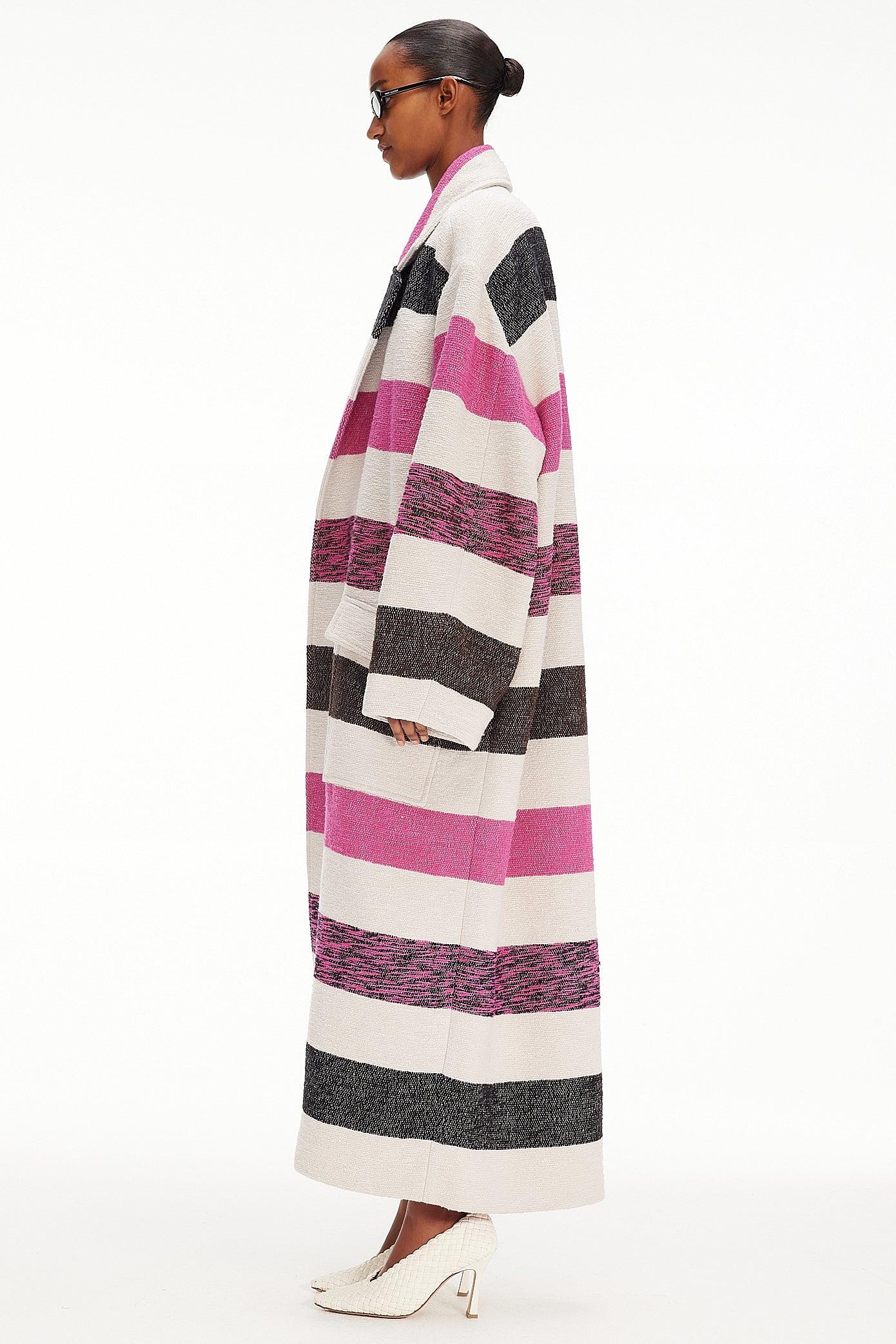 The Blanket Coat : Stripe 75 Boucle