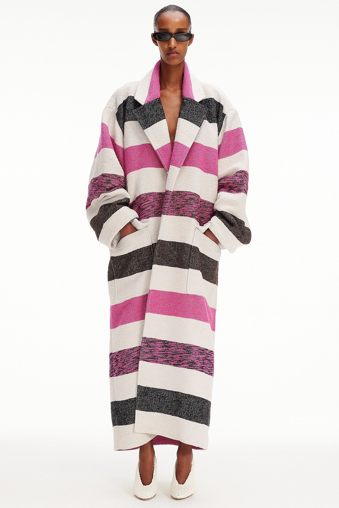 The Blanket Coat : Stripe 75 Boucle