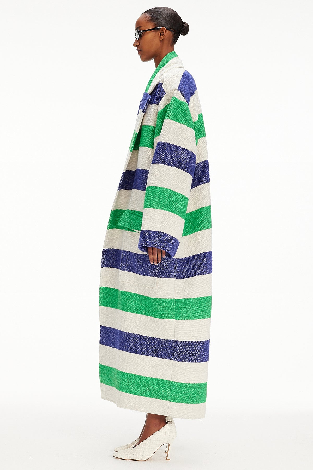 The Blanket Coat : Stripe 72 Boucle