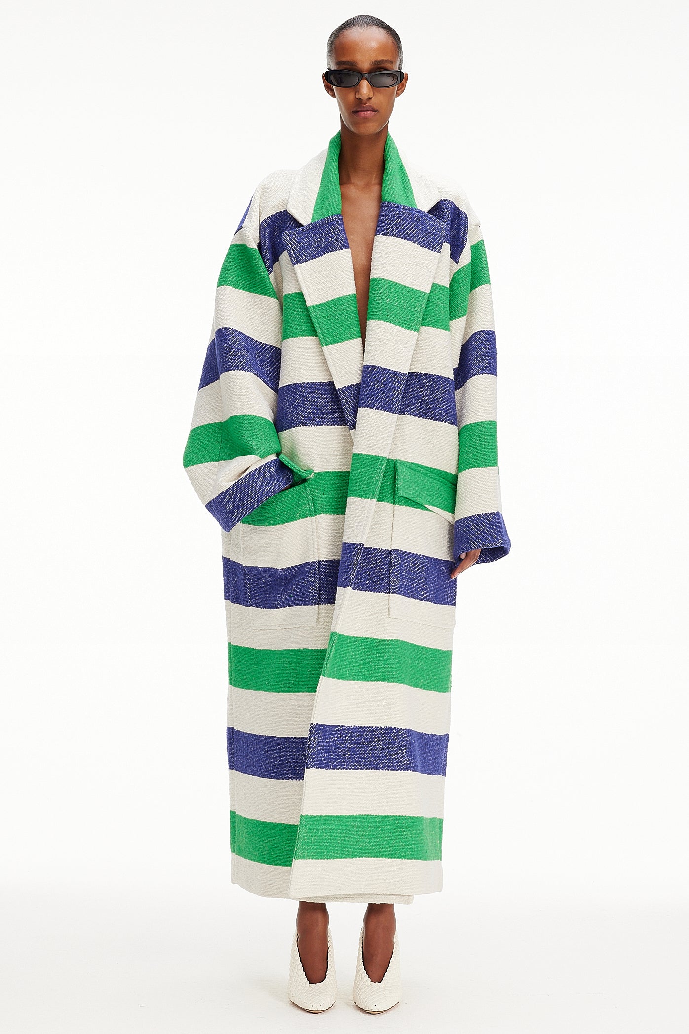 The Blanket Coat : Stripe 72 Boucle