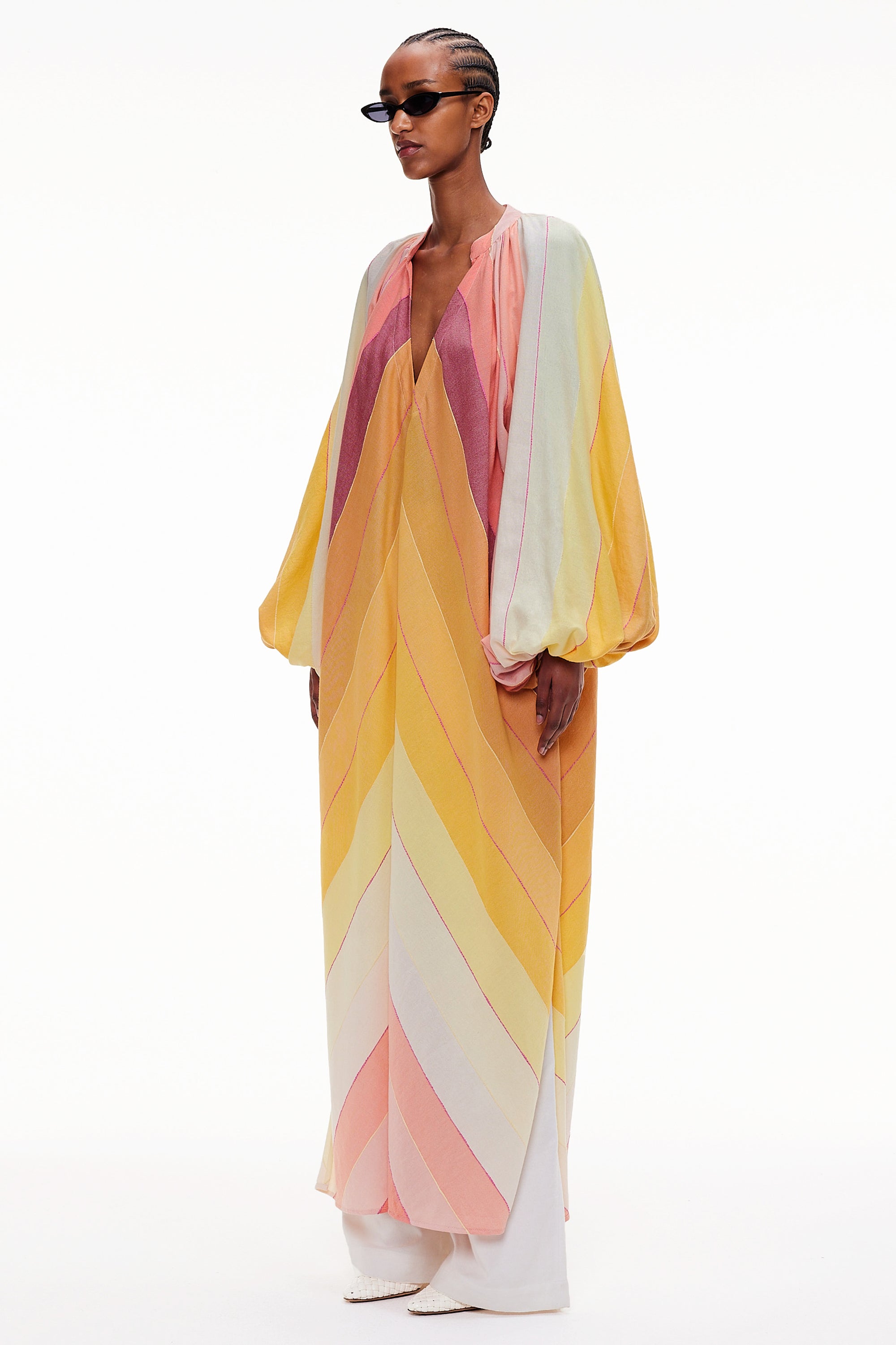 The Touareg Dress - Stripe 78