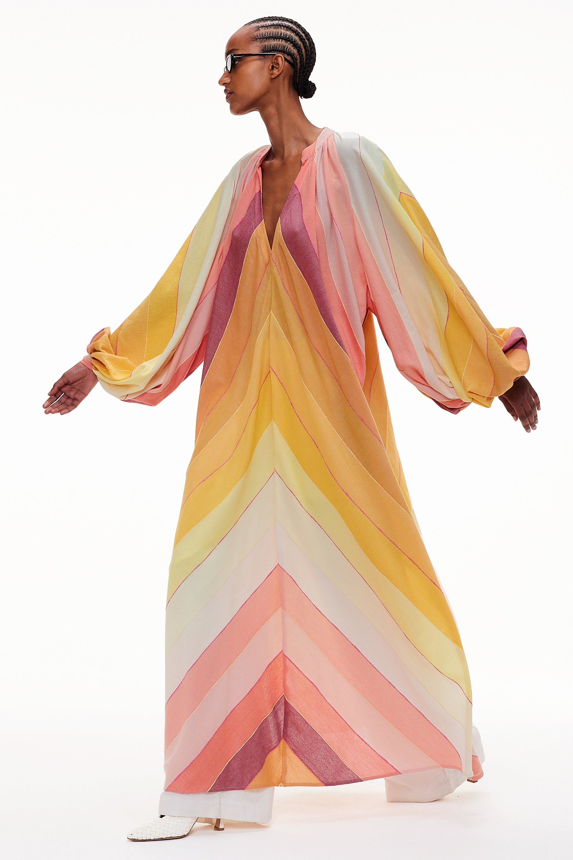 The Touareg Dress - Stripe 78