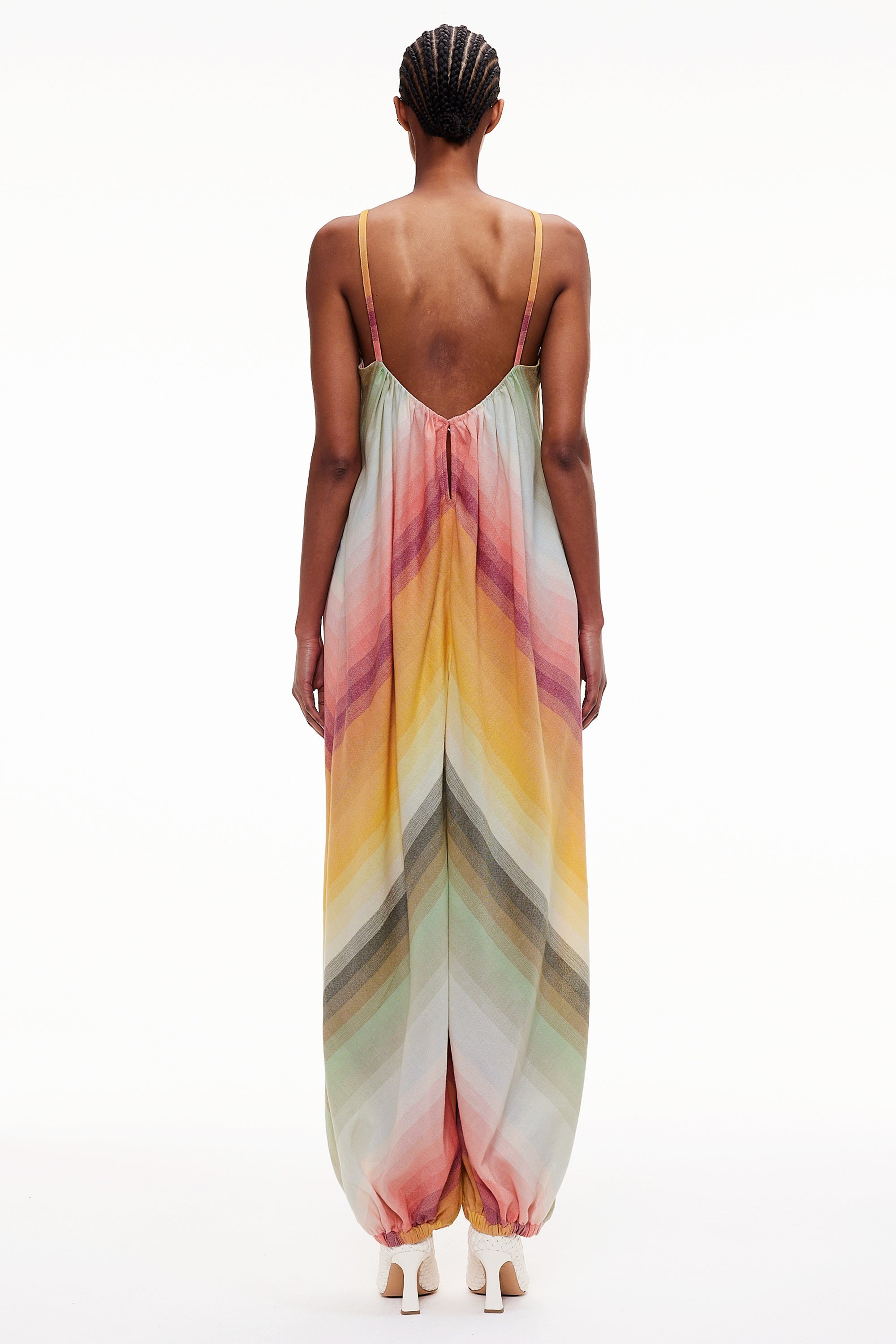 The Balloon Jumpsuit - Stripe 87