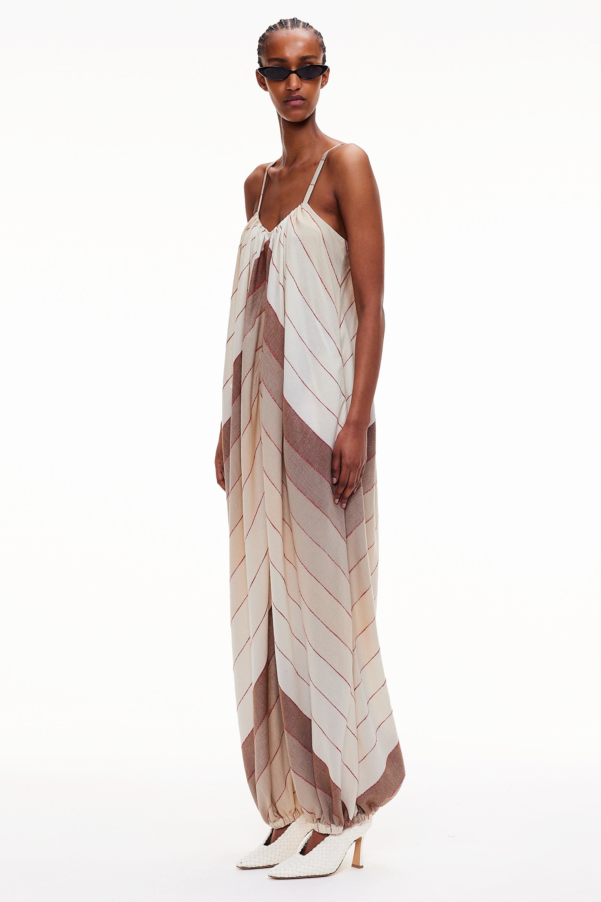 The Balloon Jumpsuit - Stripe 6