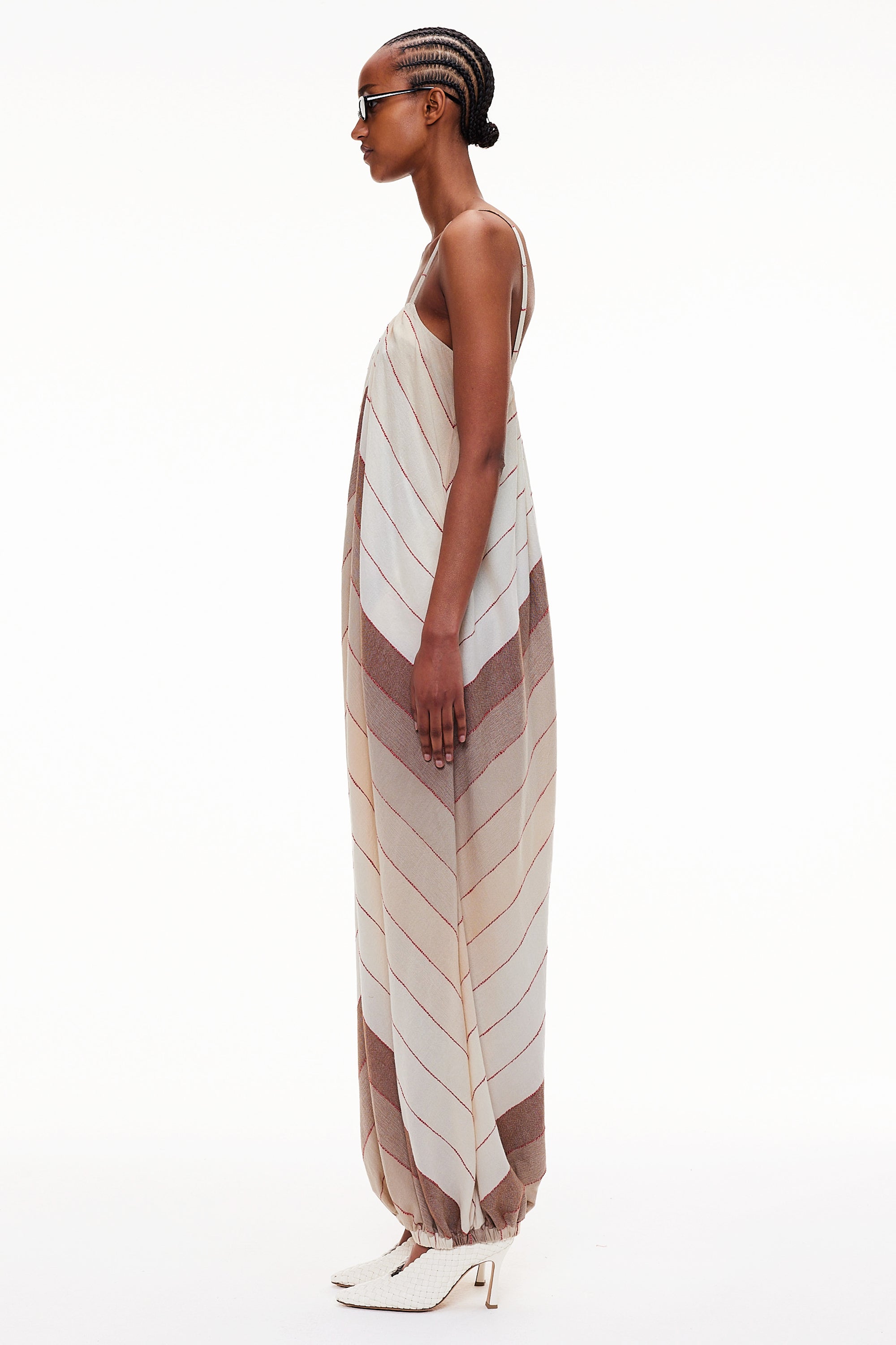 The Balloon Jumpsuit - Stripe 6