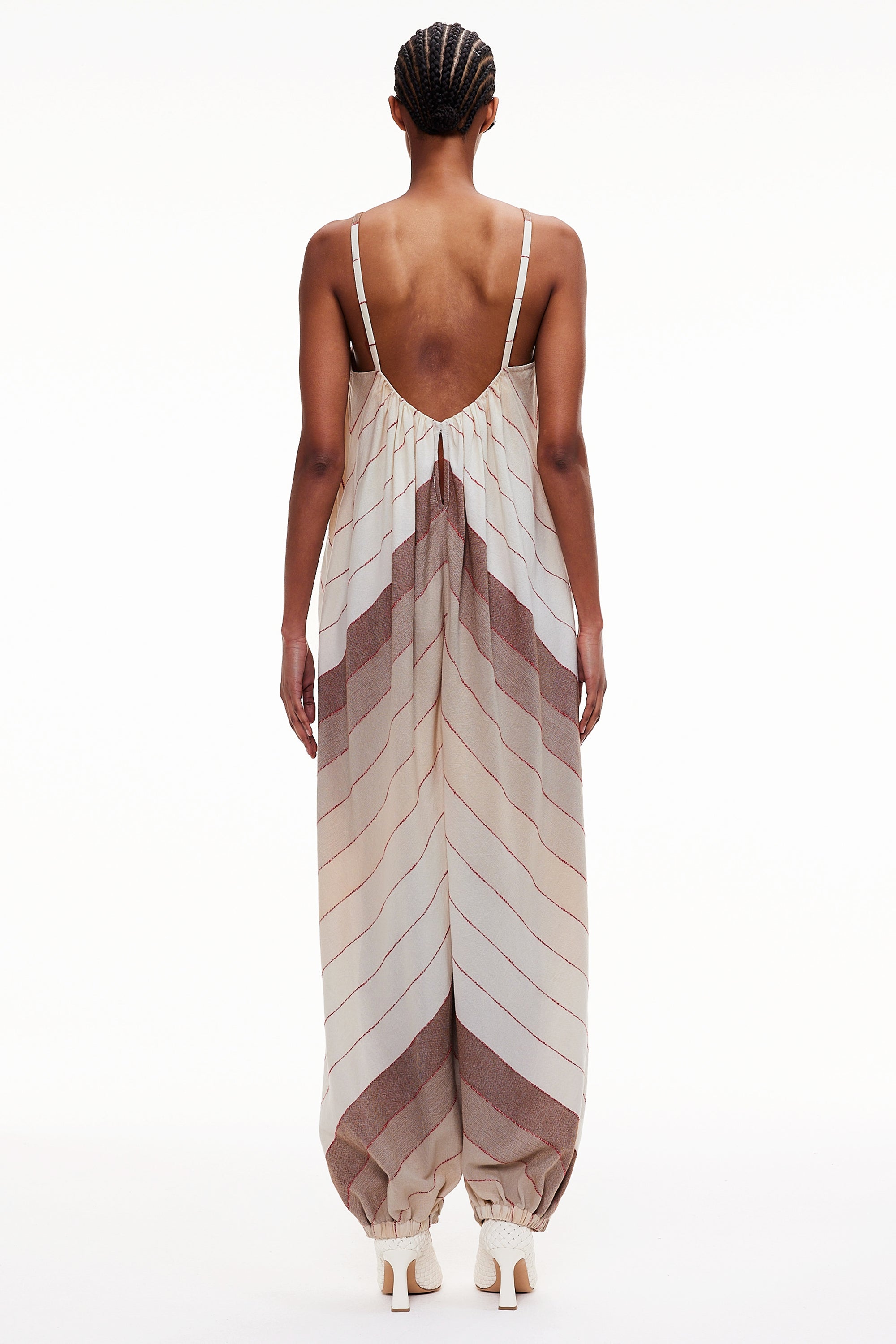 The Balloon Jumpsuit - Stripe 6