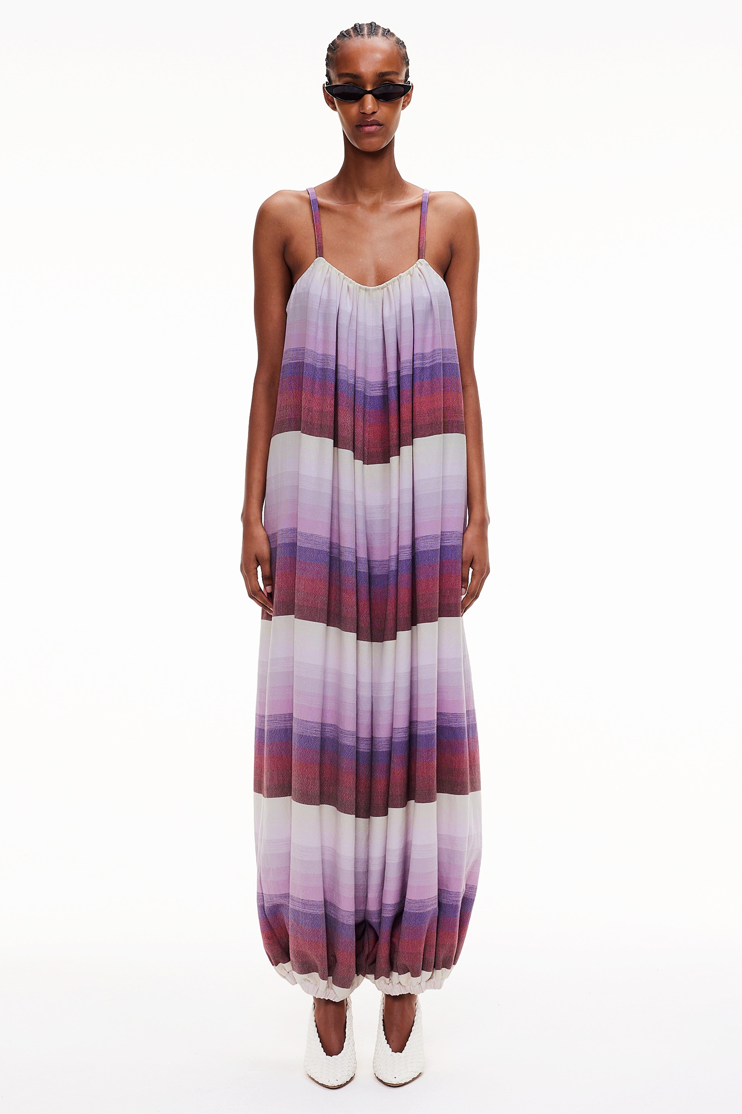 The Balloon Jumpsuit - Stripe 53