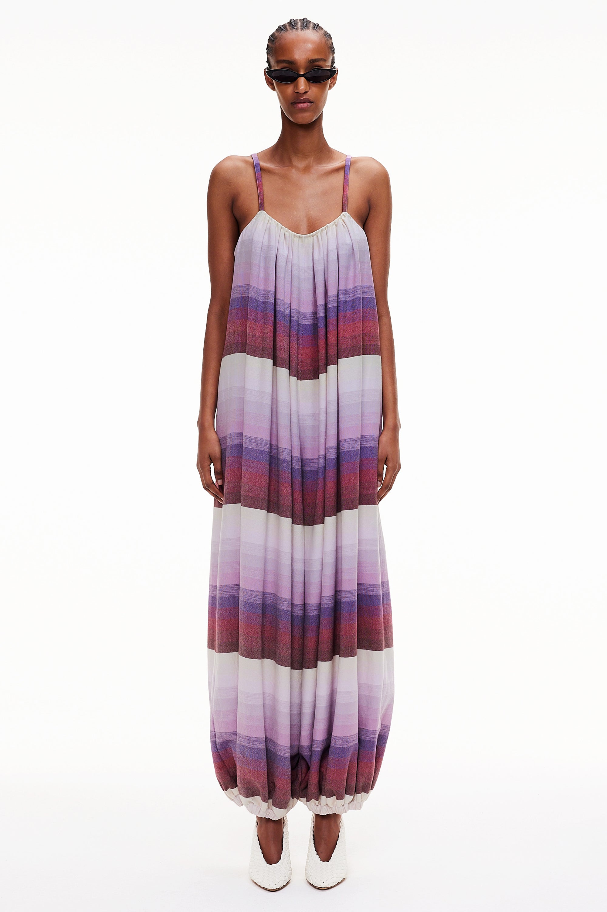The Balloon Jumpsuit - Stripe 53