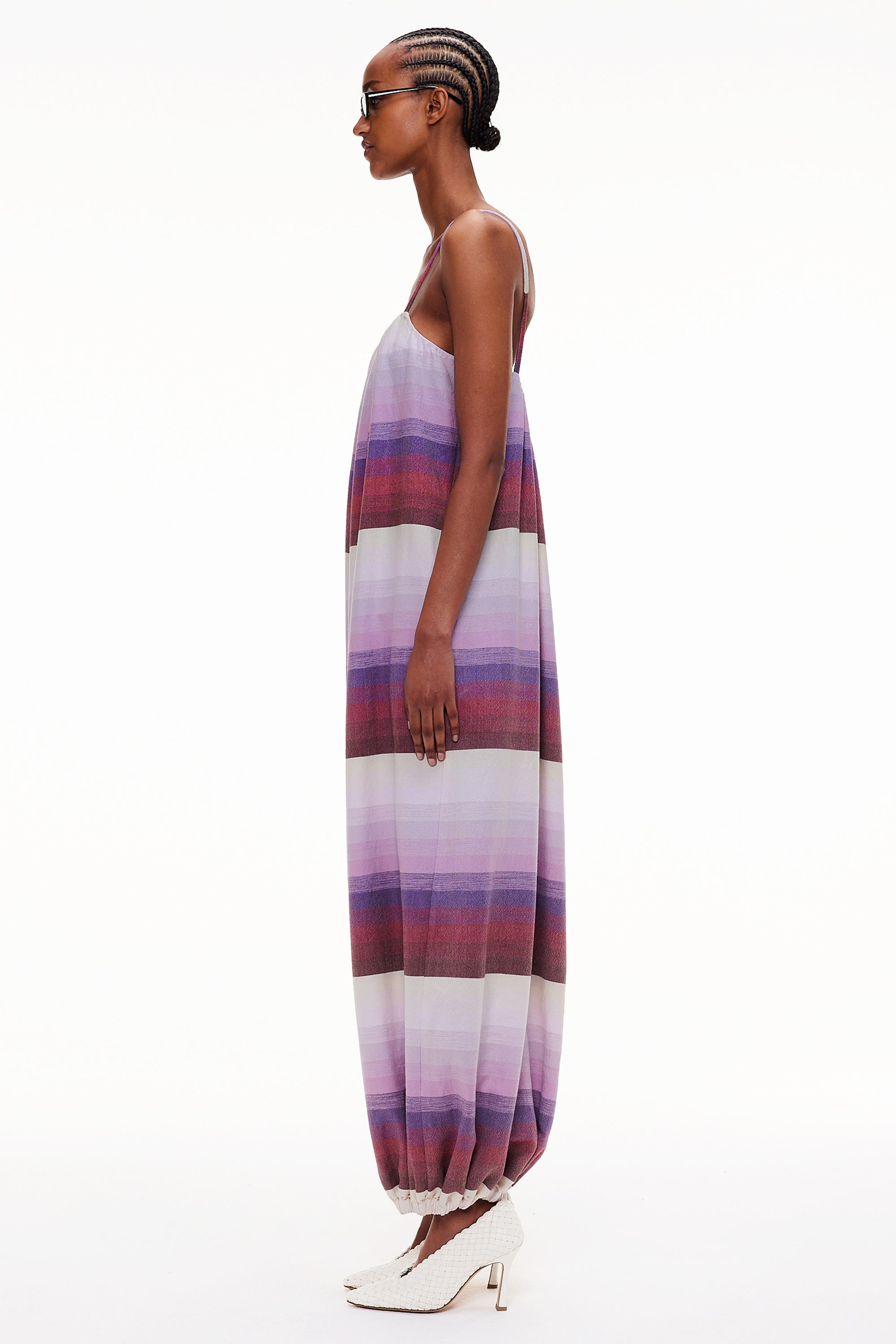 The Balloon Jumpsuit - Stripe 53