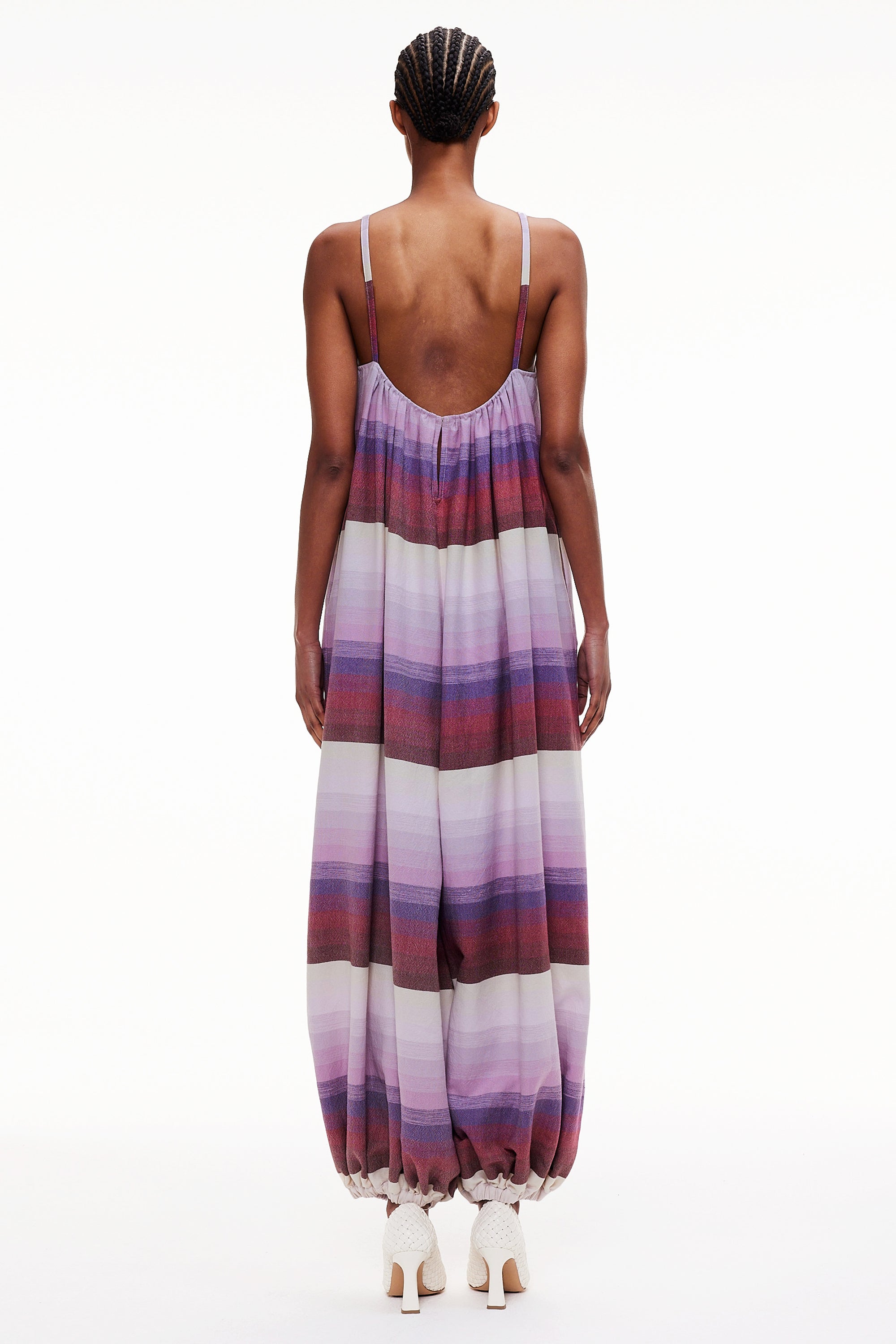 The Balloon Jumpsuit - Stripe 53