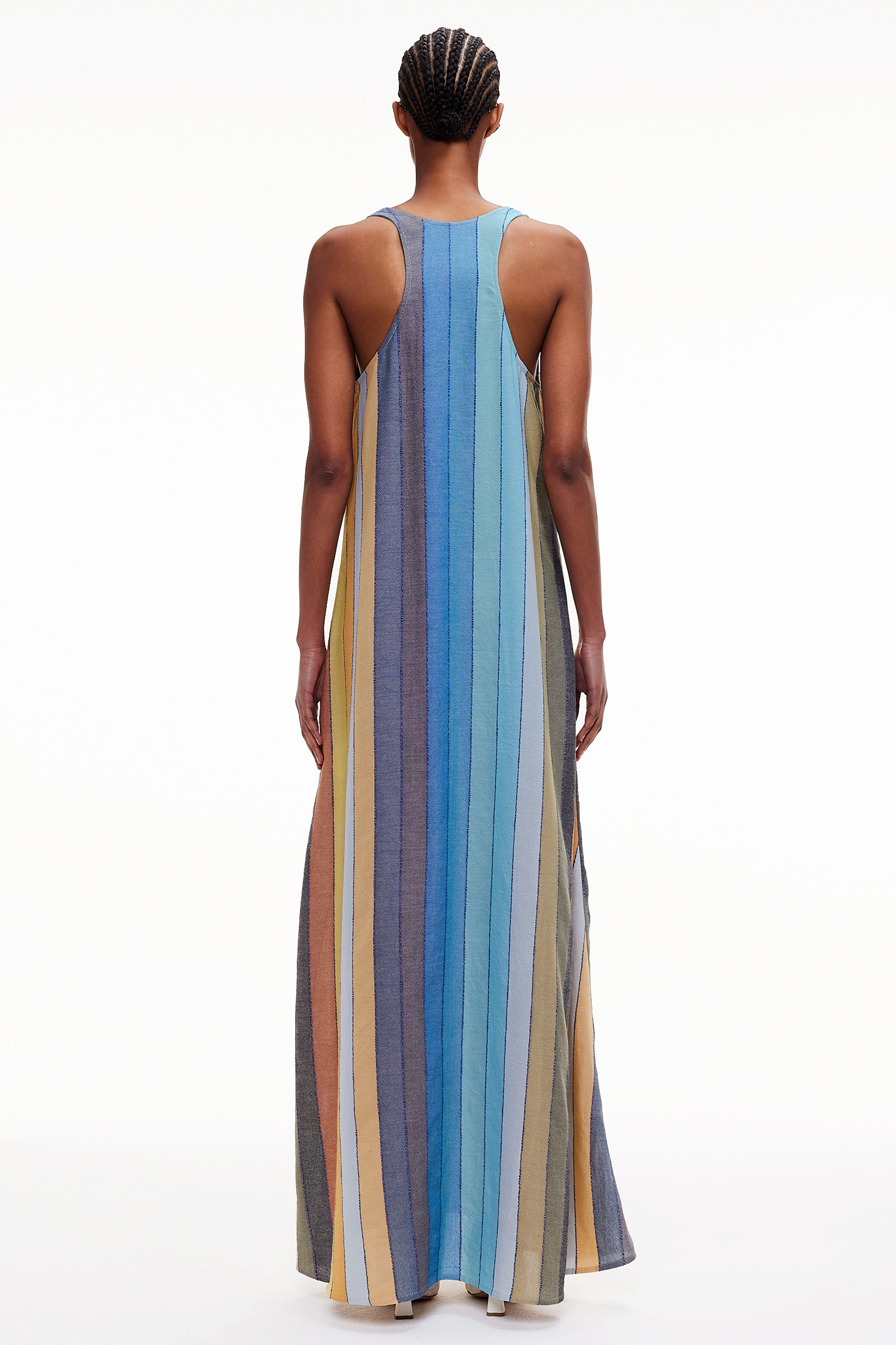 The T-Back Tank Dress - Stripe 31