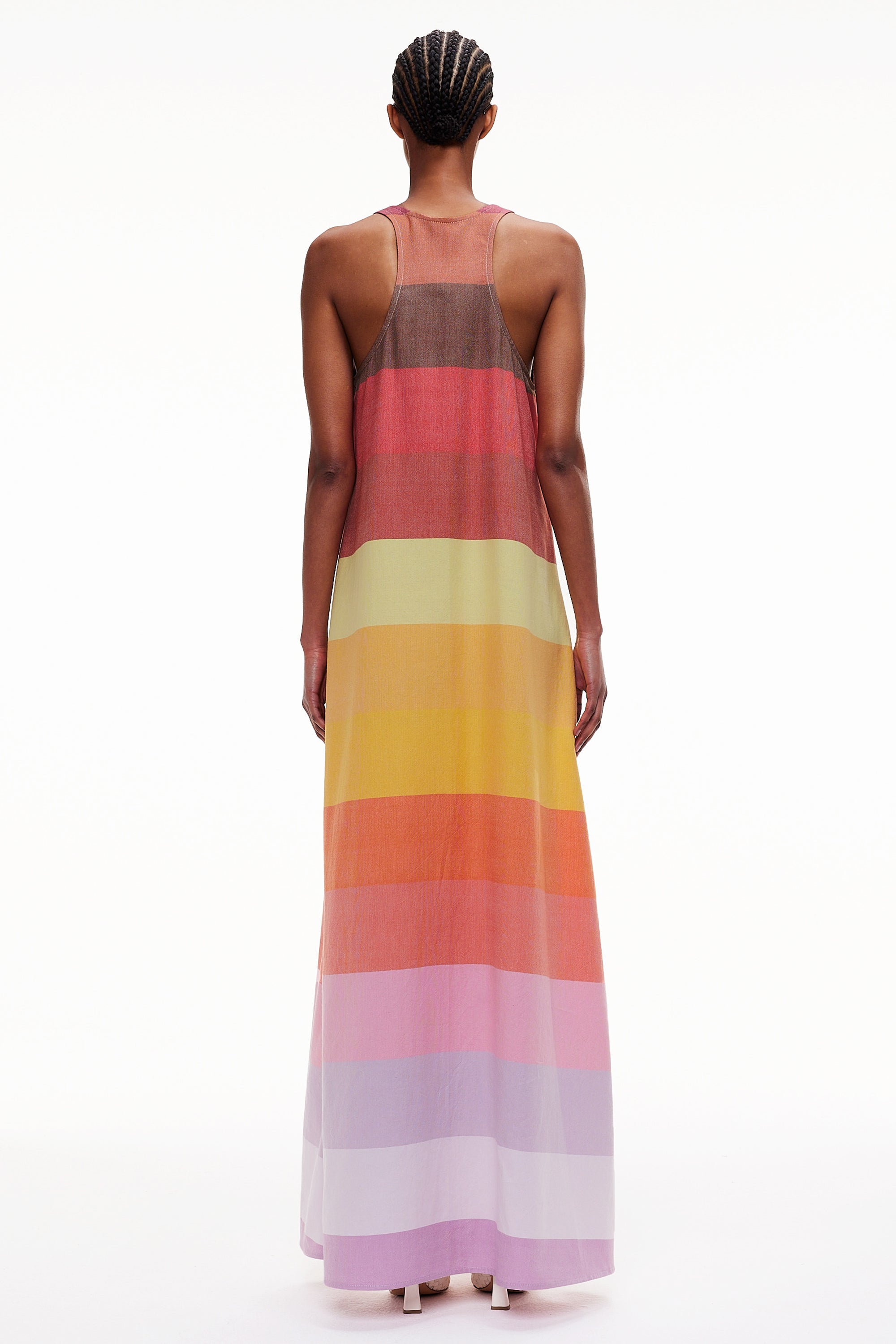 The T-Back Tank Dress - Stripe 66