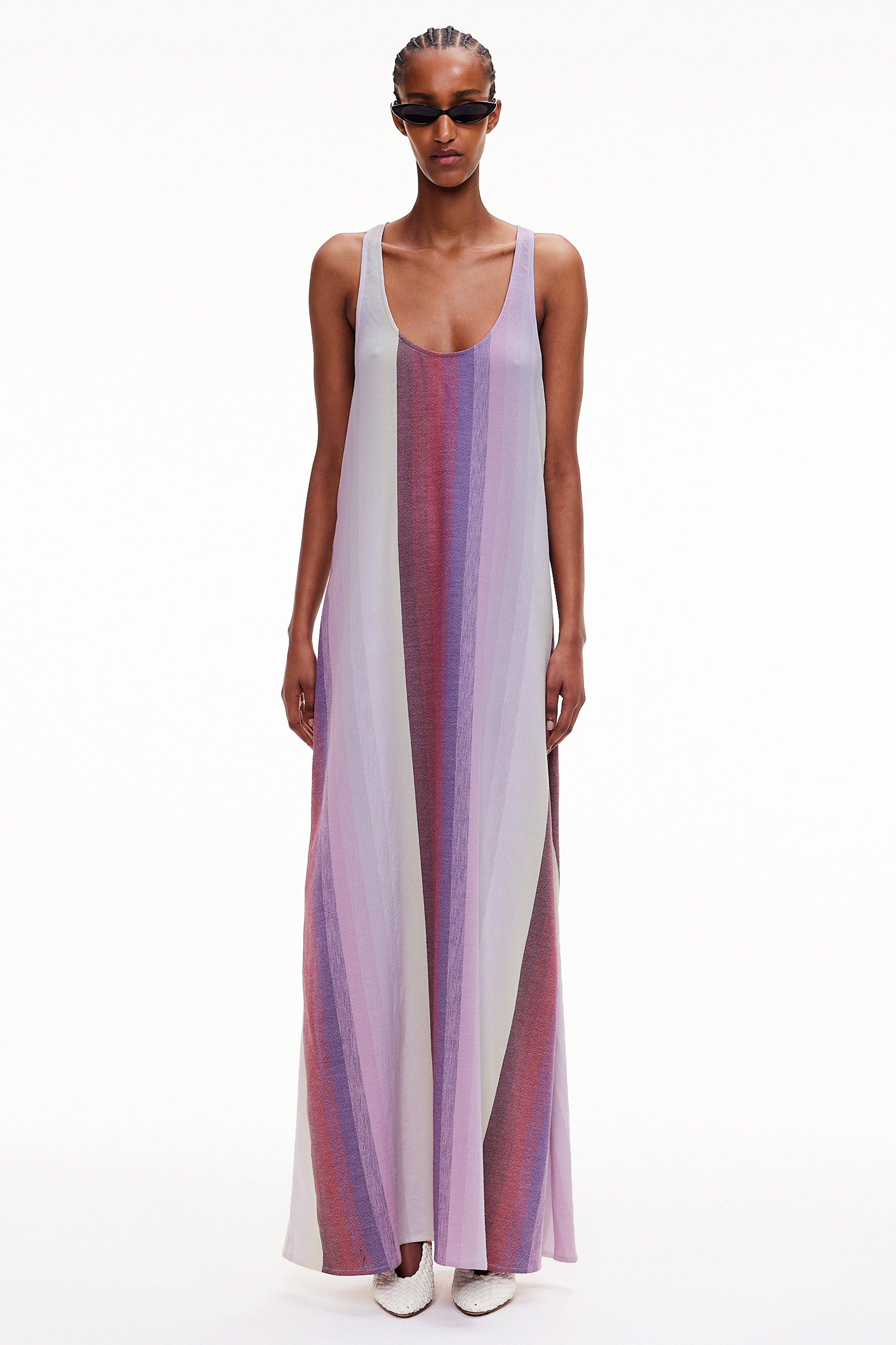The T-Back Tank Dress - Stripe 53