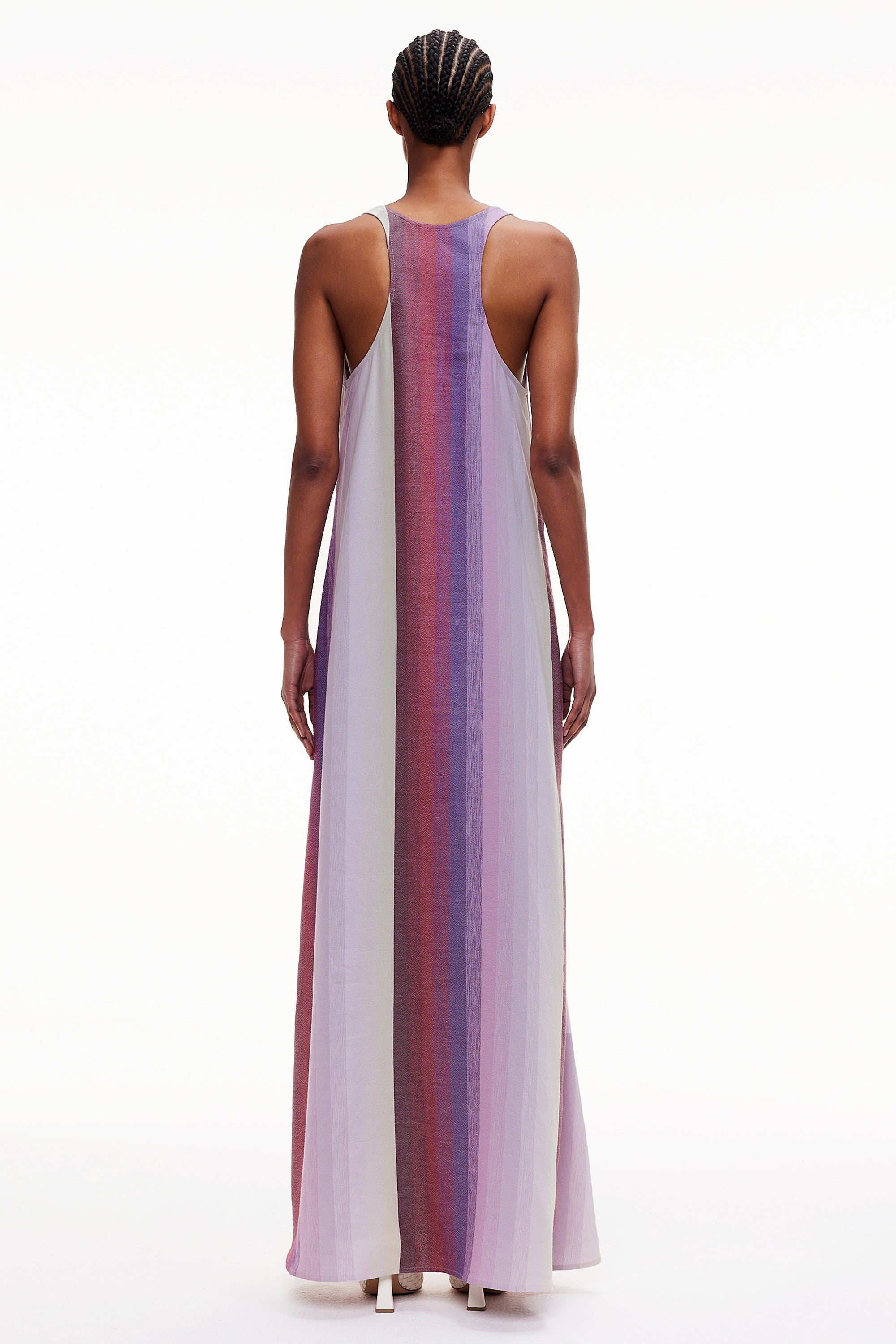 The T-Back Tank Dress - Stripe 53