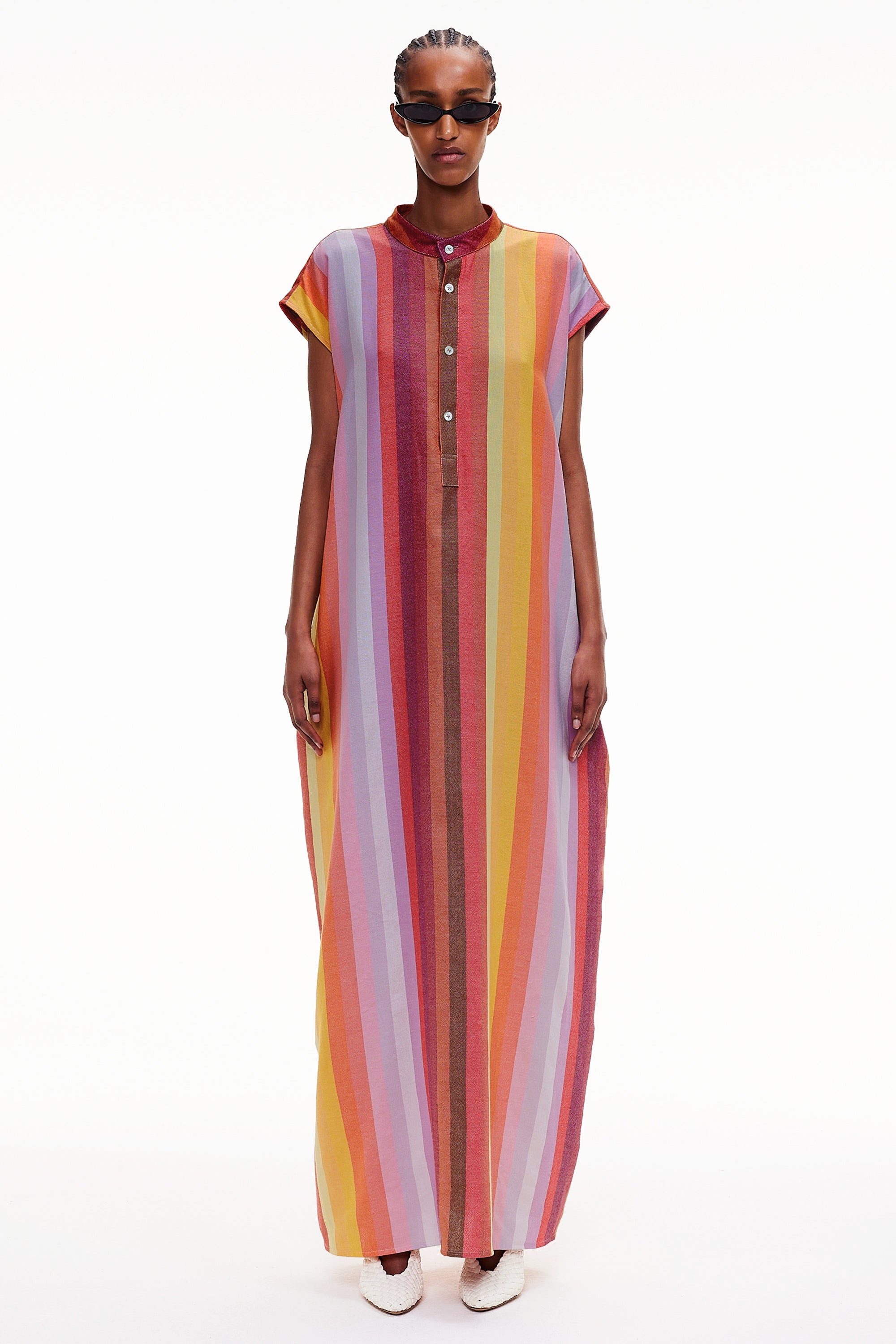 The Column Caftan - Stripe 65