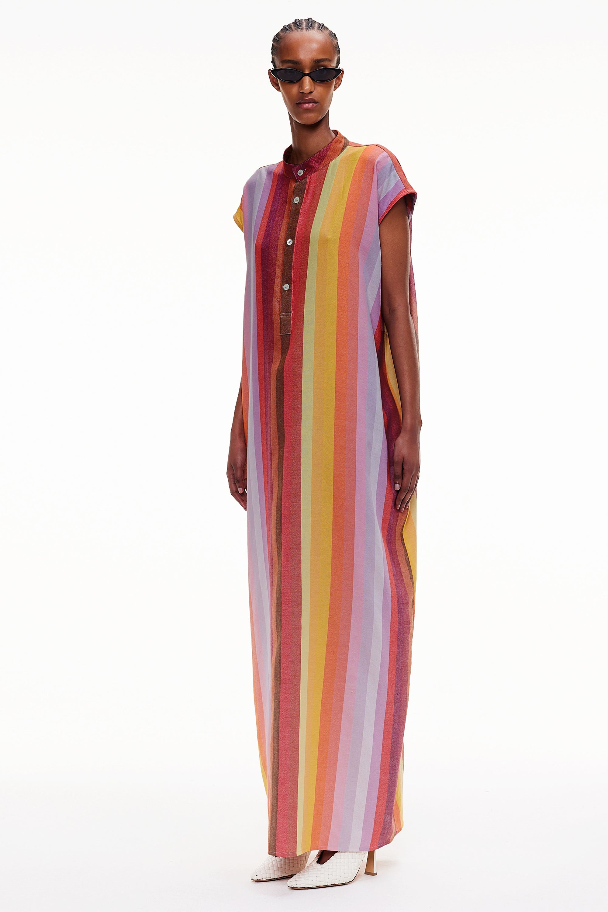 The Column Caftan - Stripe 65