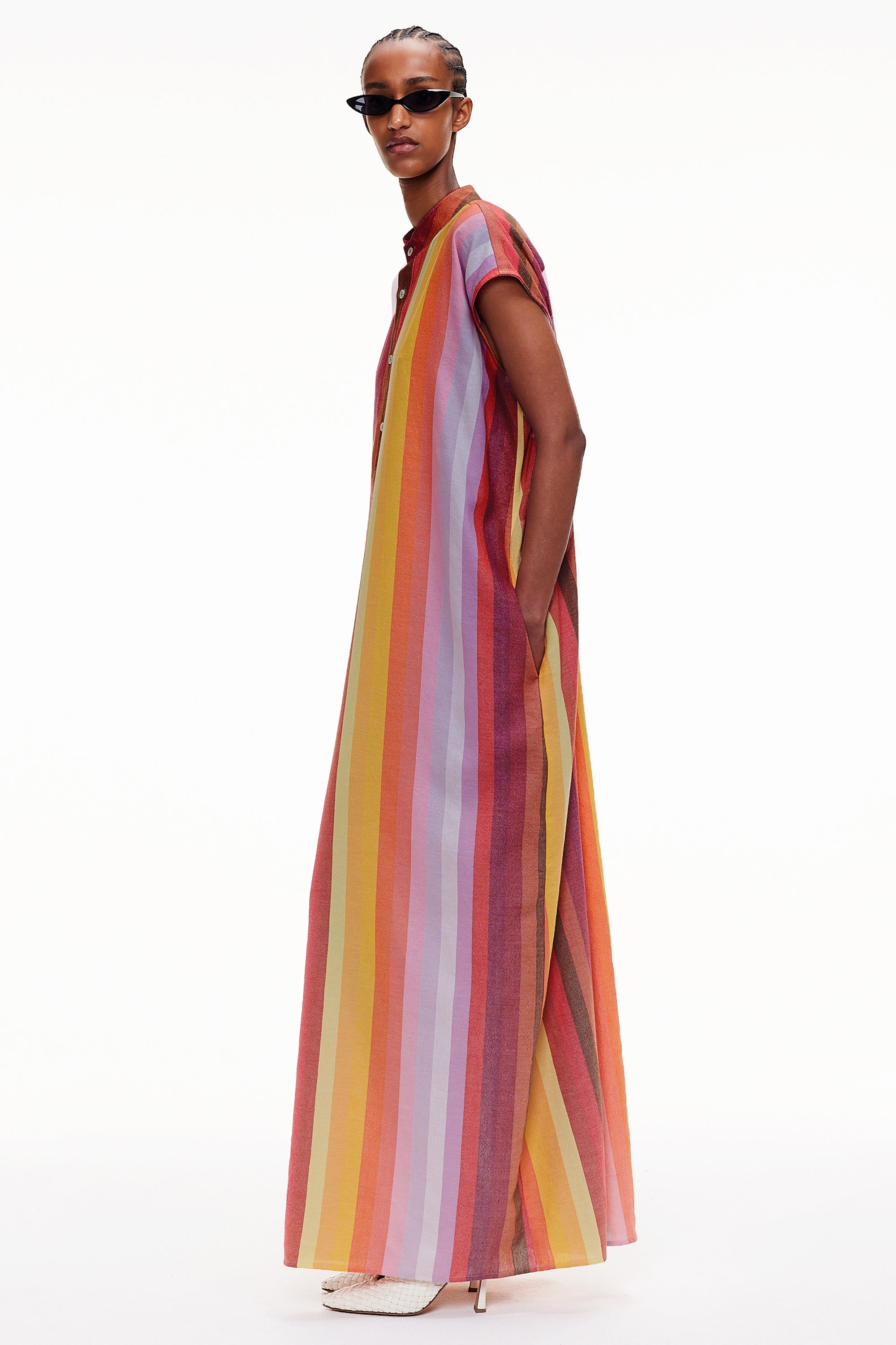 The Column Caftan - Stripe 65