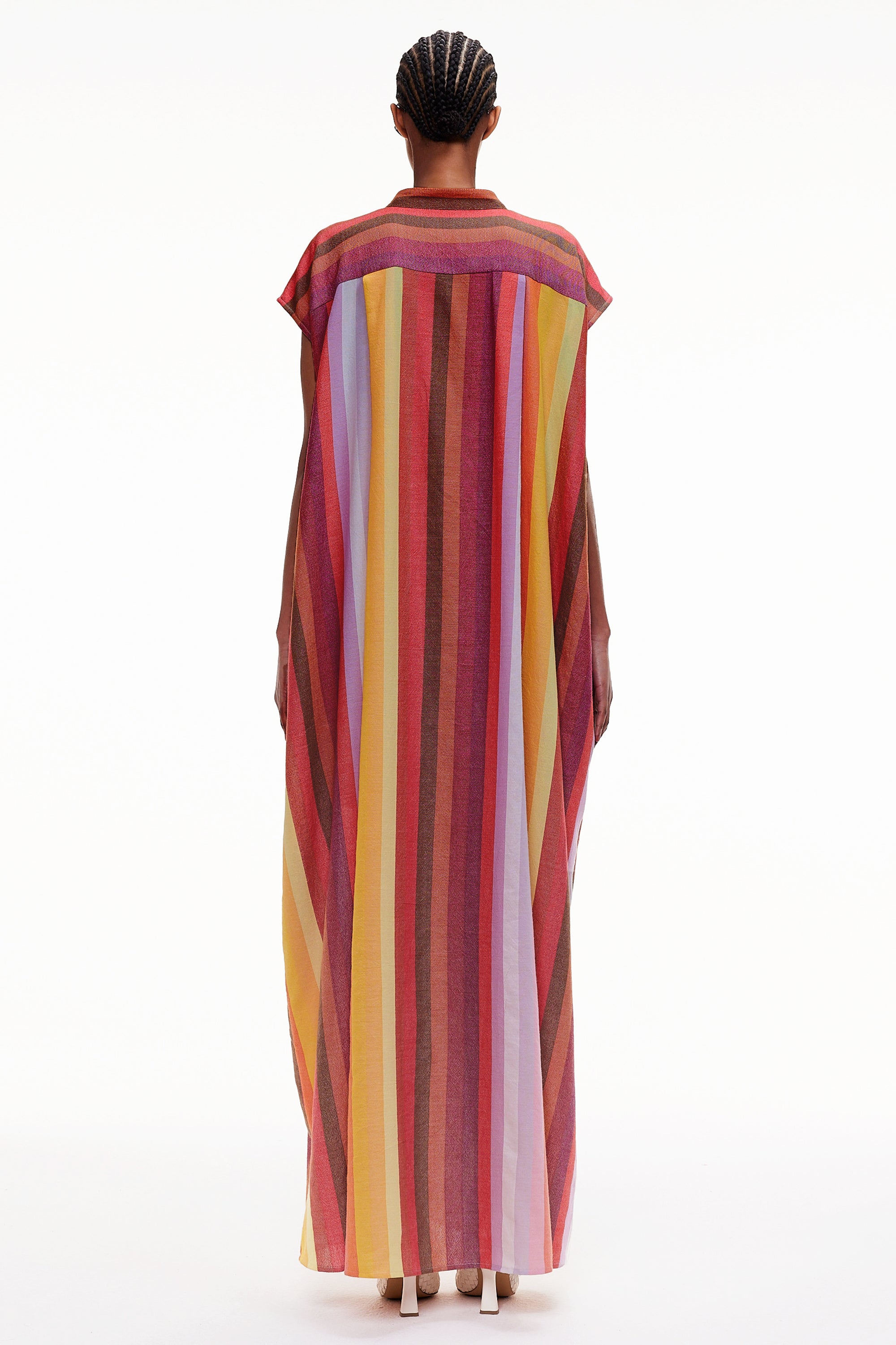 The Column Caftan - Stripe 65