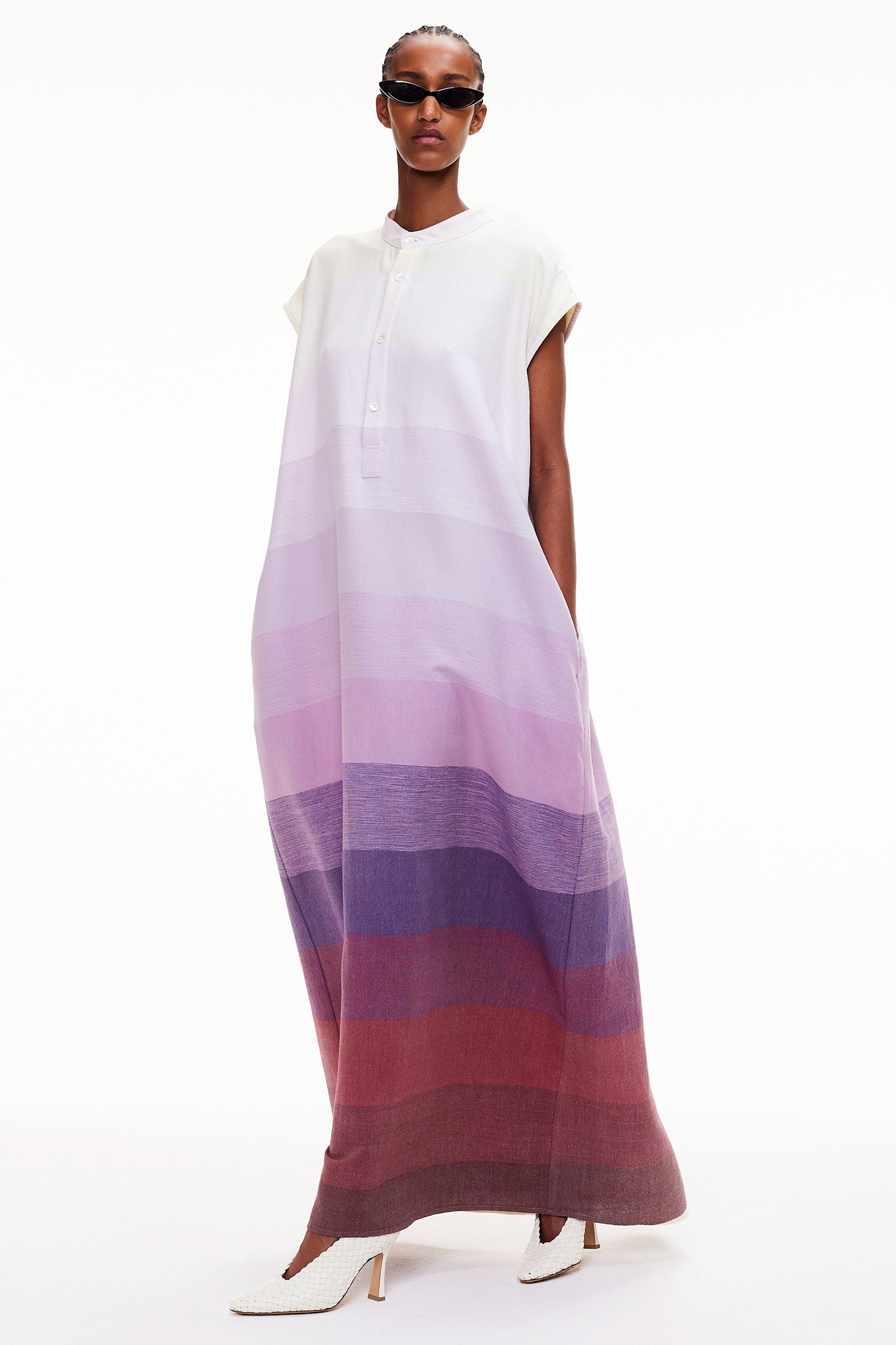 The Column Caftan - Stripe 49