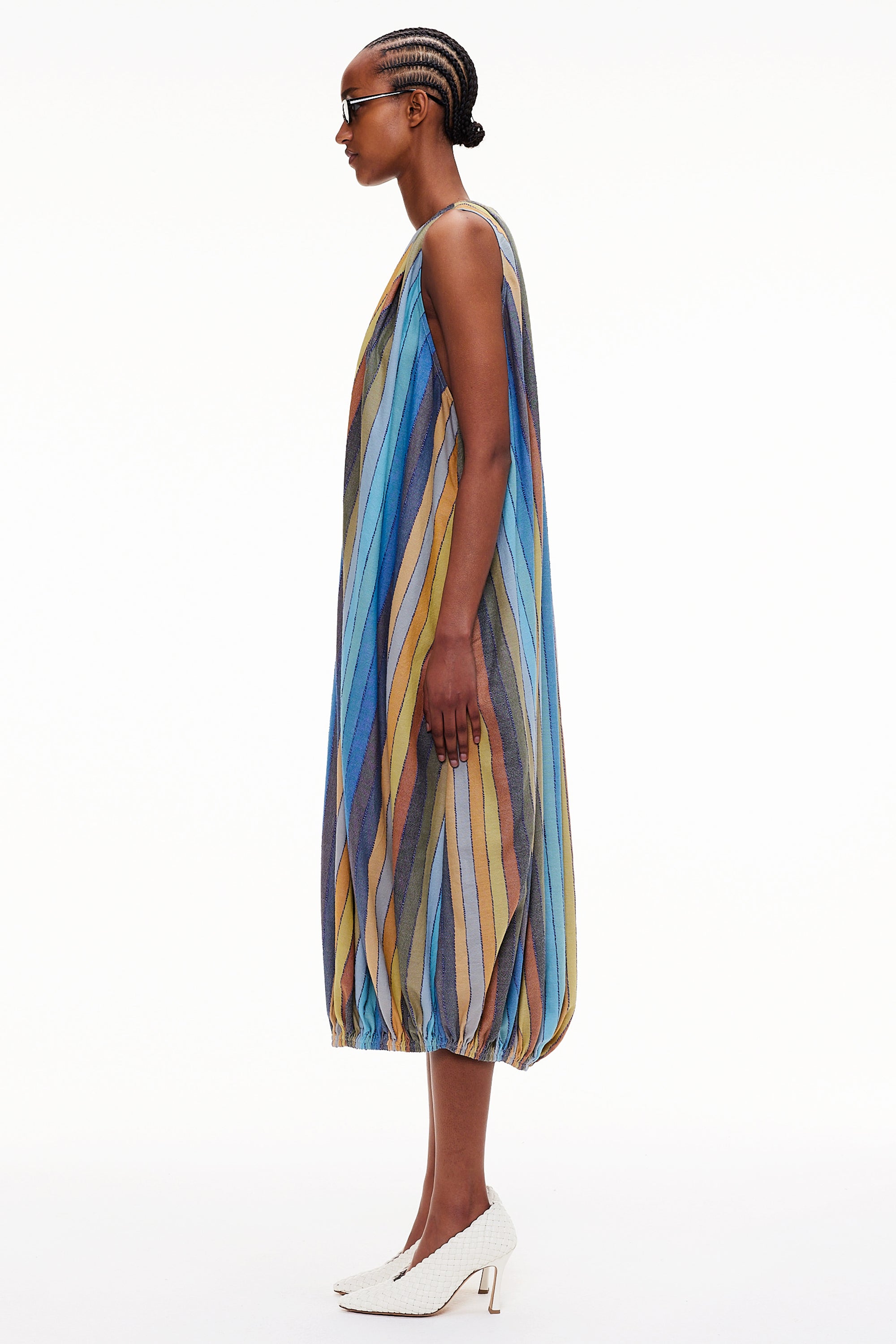 The Balloon Dress - Stripe 27